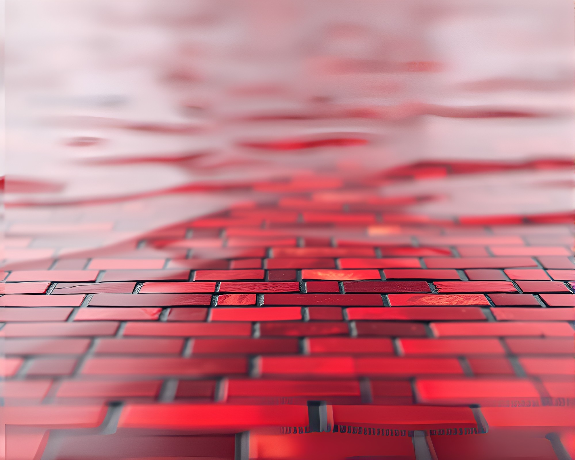 Submersible Miniature Brick Red Depth Composition – free AI stock image