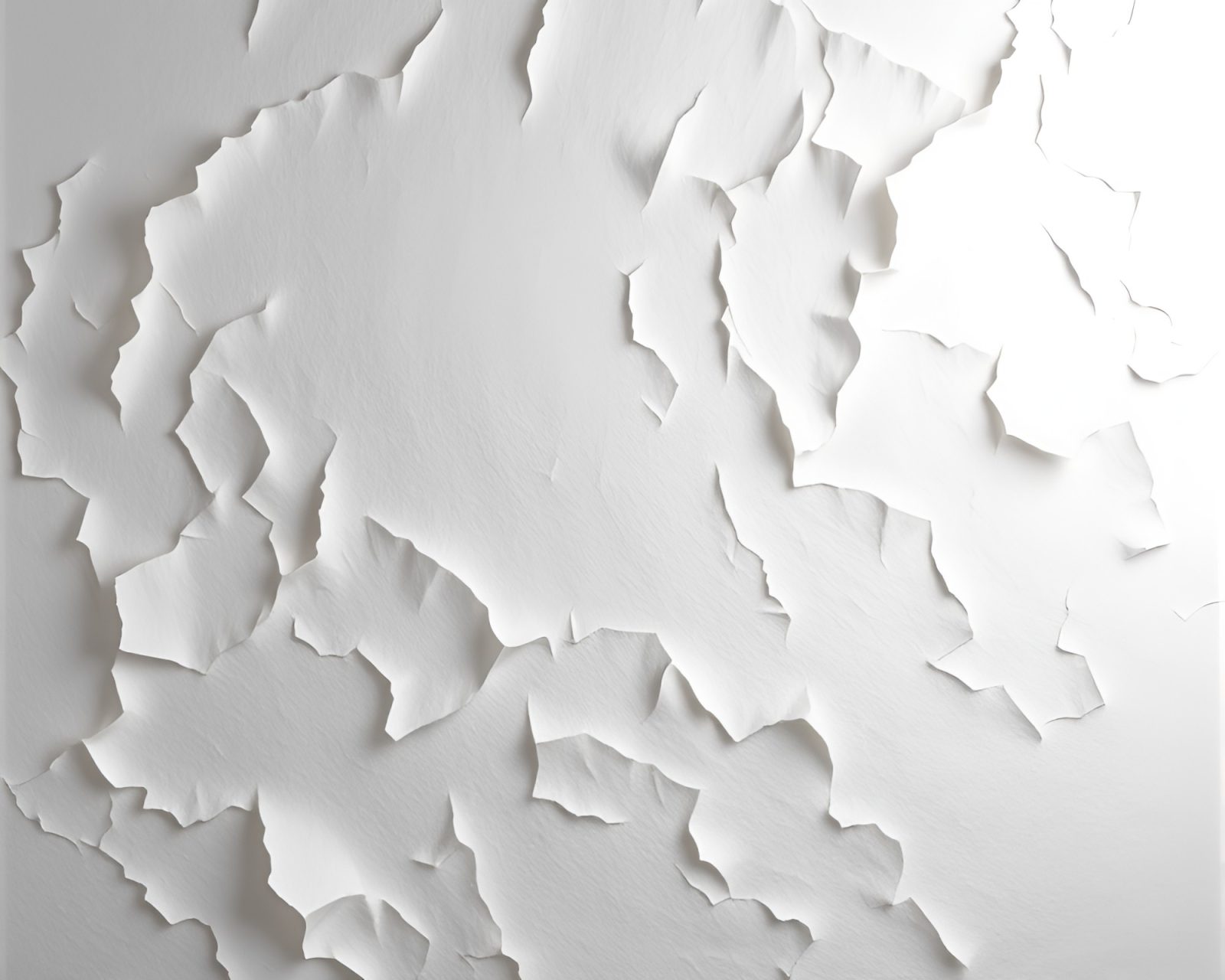 Ivory white Pegasus on textured paper with softbox lighting