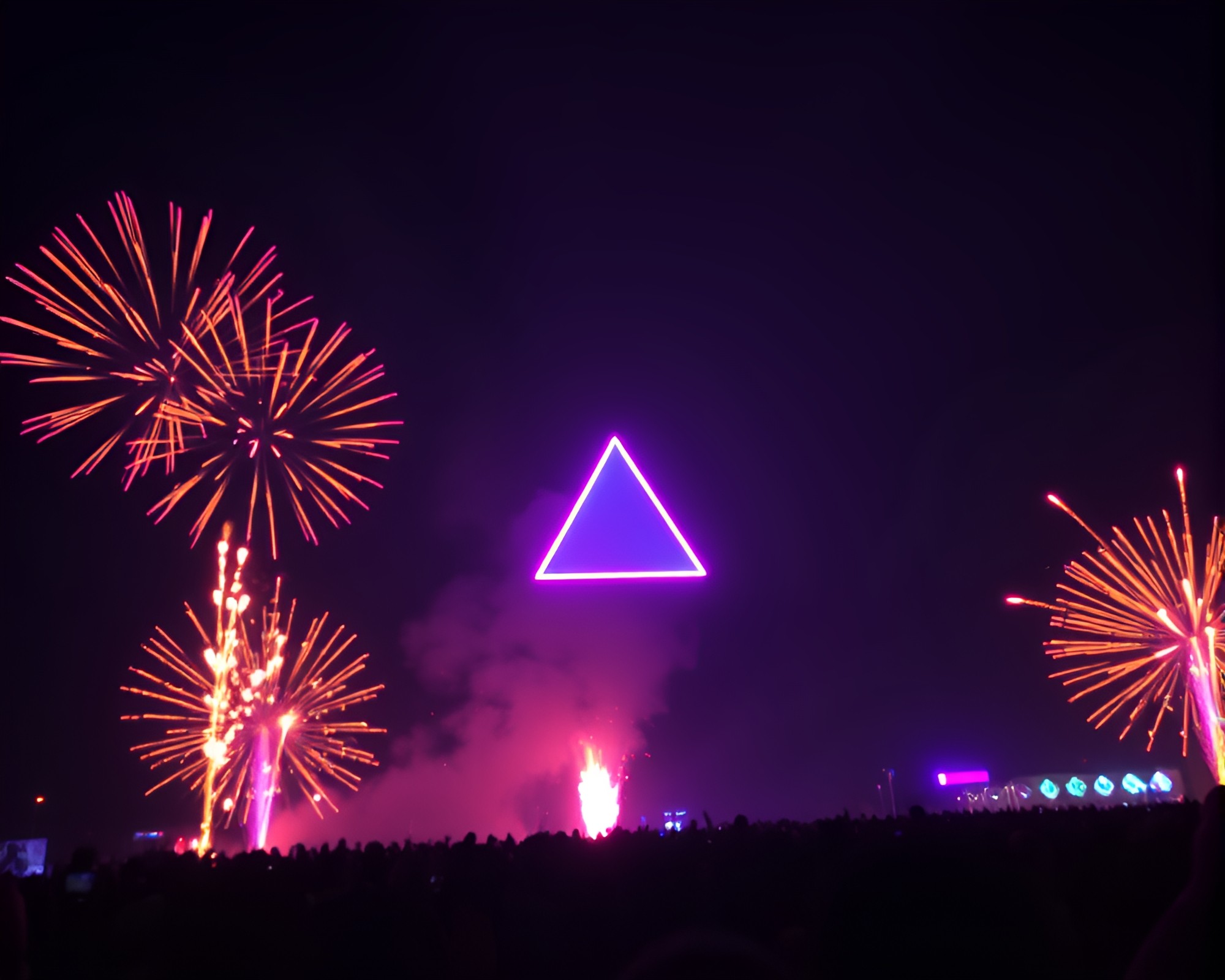 Vibrant Antimatter Grenade Festivals in Prism Refraction – free AI stock image