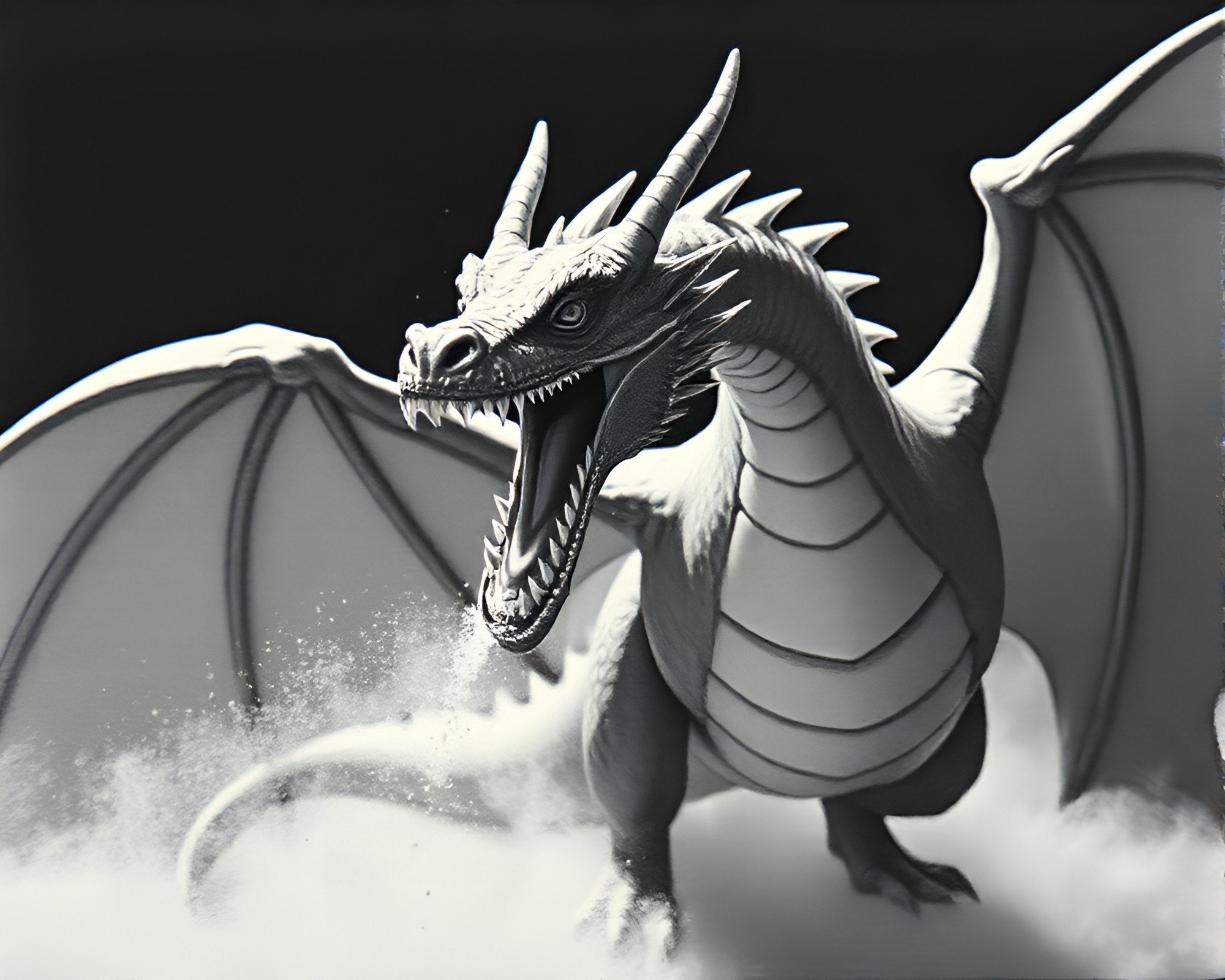 Enchanted Encounter: Dragon Whisperer Caught Unawares – free AI stock image