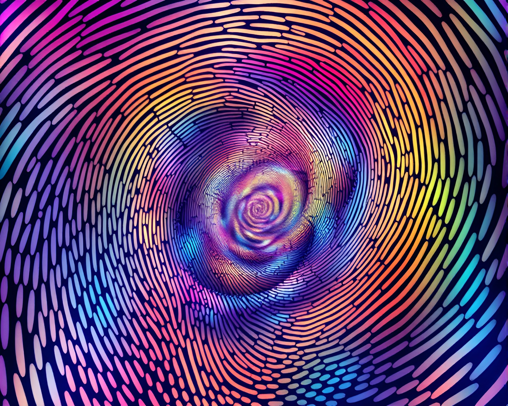 Ethereal Spiral Staircase in Vibrant Jewel Tones – free AI stock image