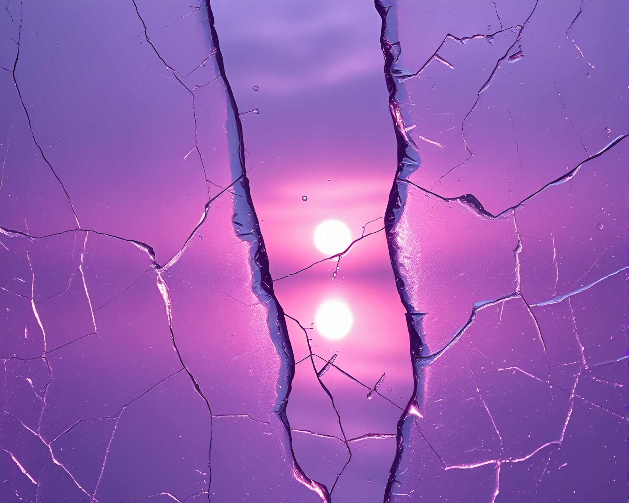 Retro Futurism Cello Melting in Ice Reflection Crack – free AI stock image