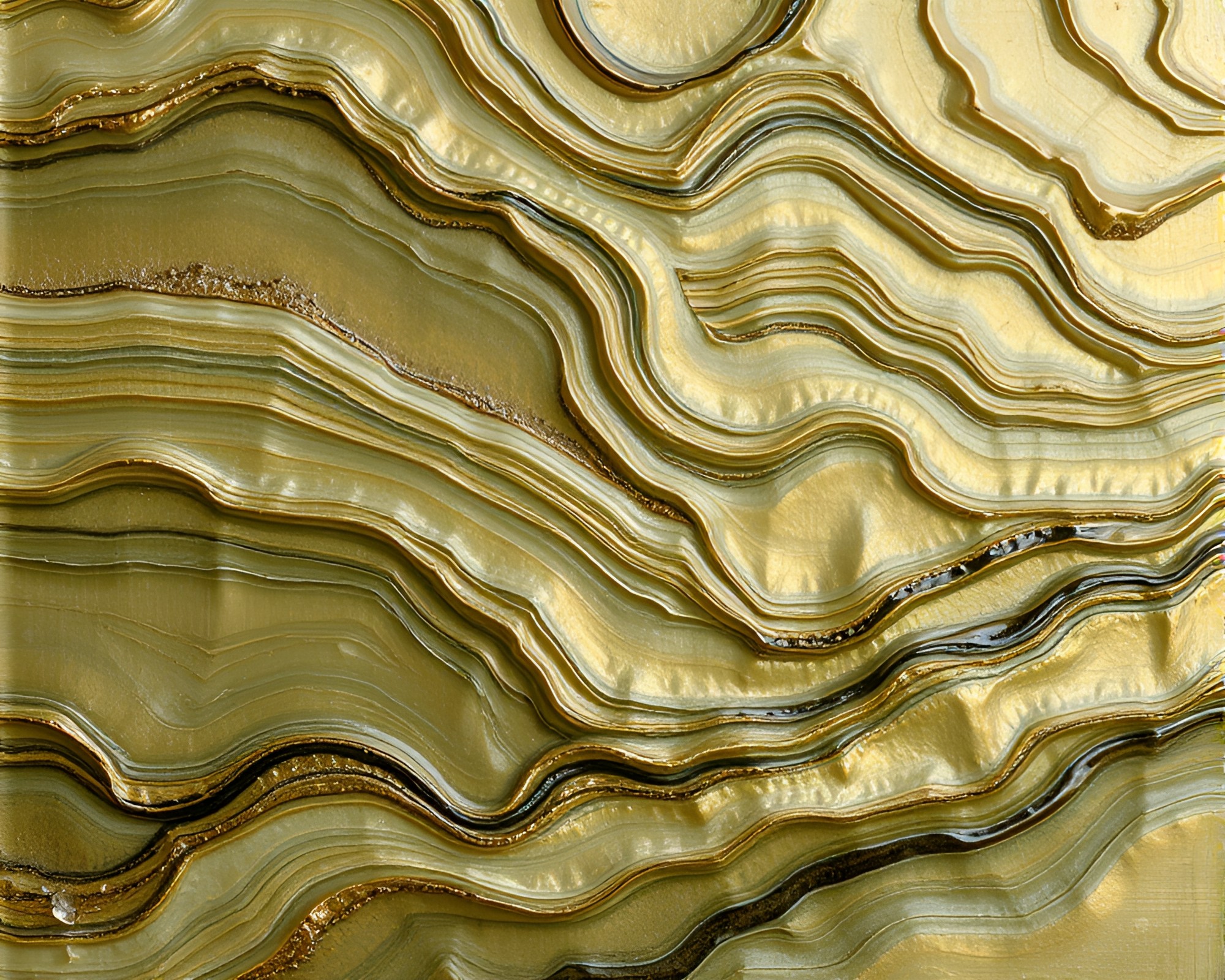 Impasto Ridge Murano Glass Fantasy Cinemagraph – free AI stock image