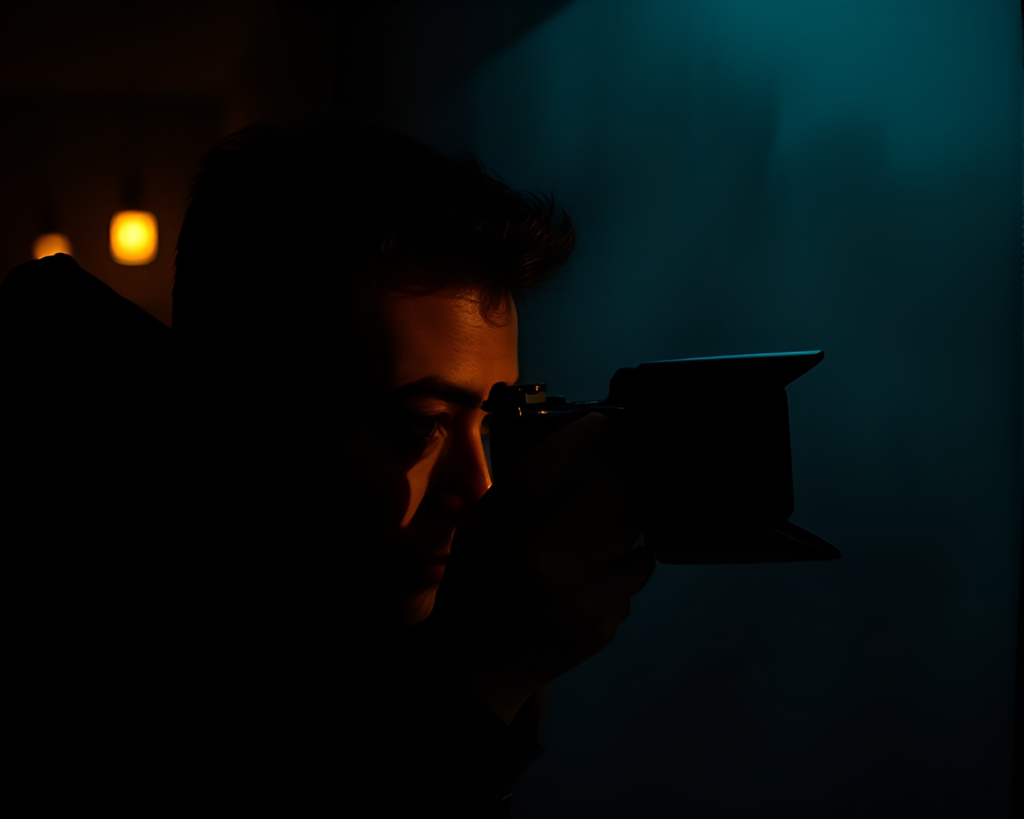 Ethereal Camera Film Burn Divisionism – free AI stock image