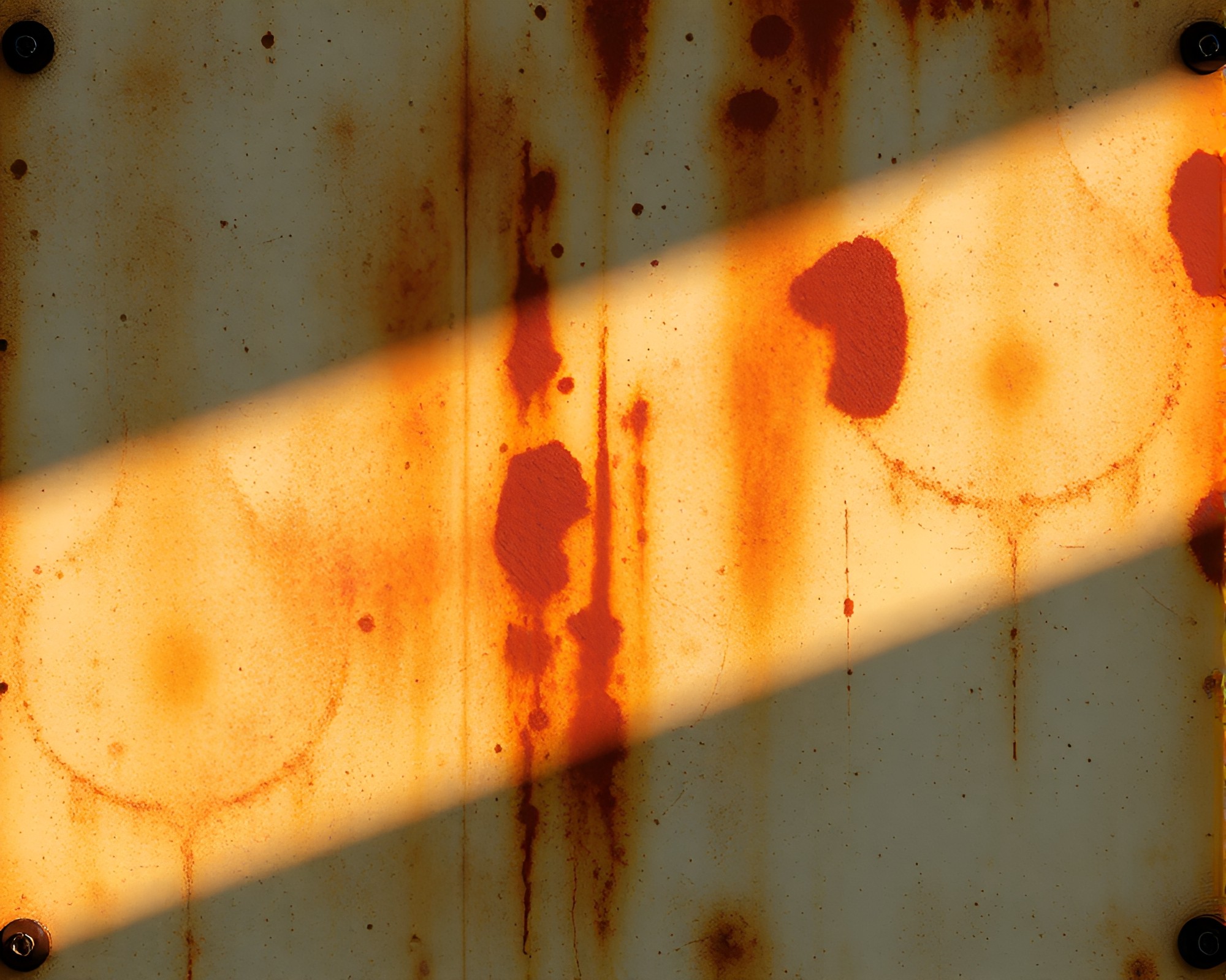 Shield of Dawn in Toon Rust City – free AI stock image