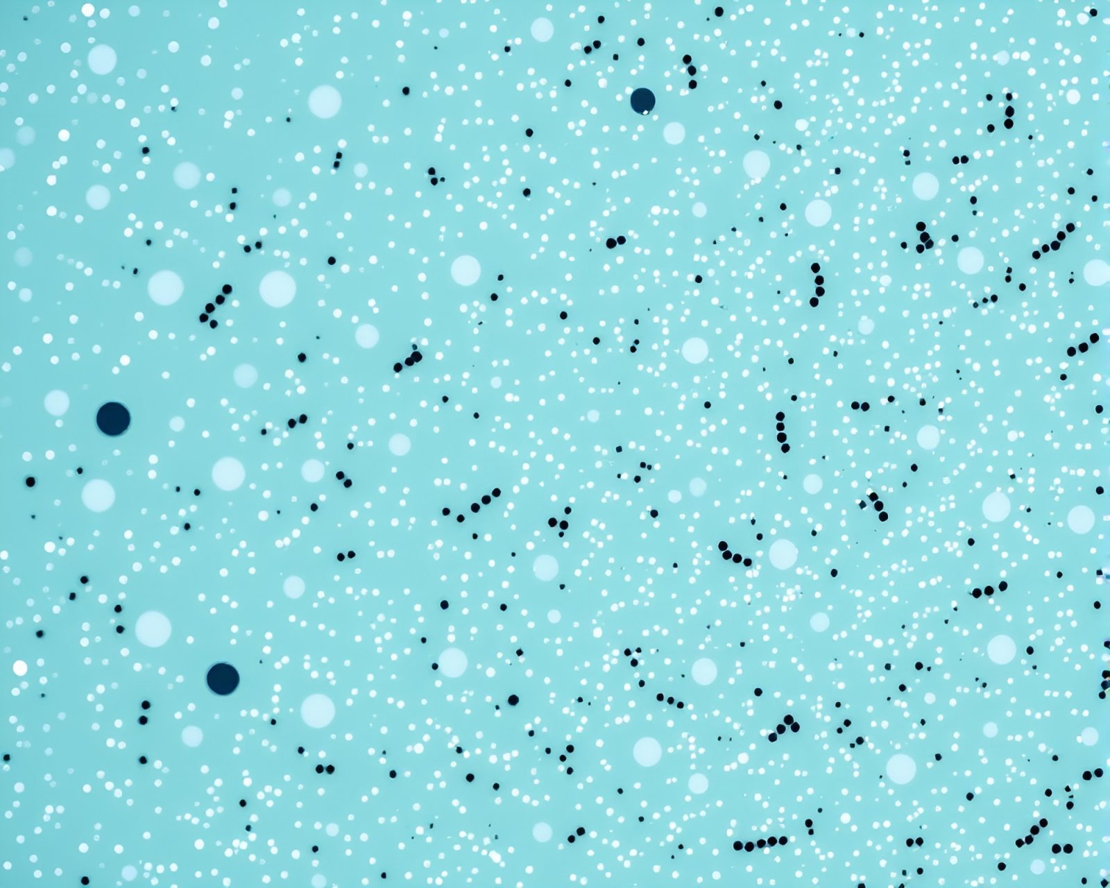 Serenity in the Savannah, macro dots create pointillist art.