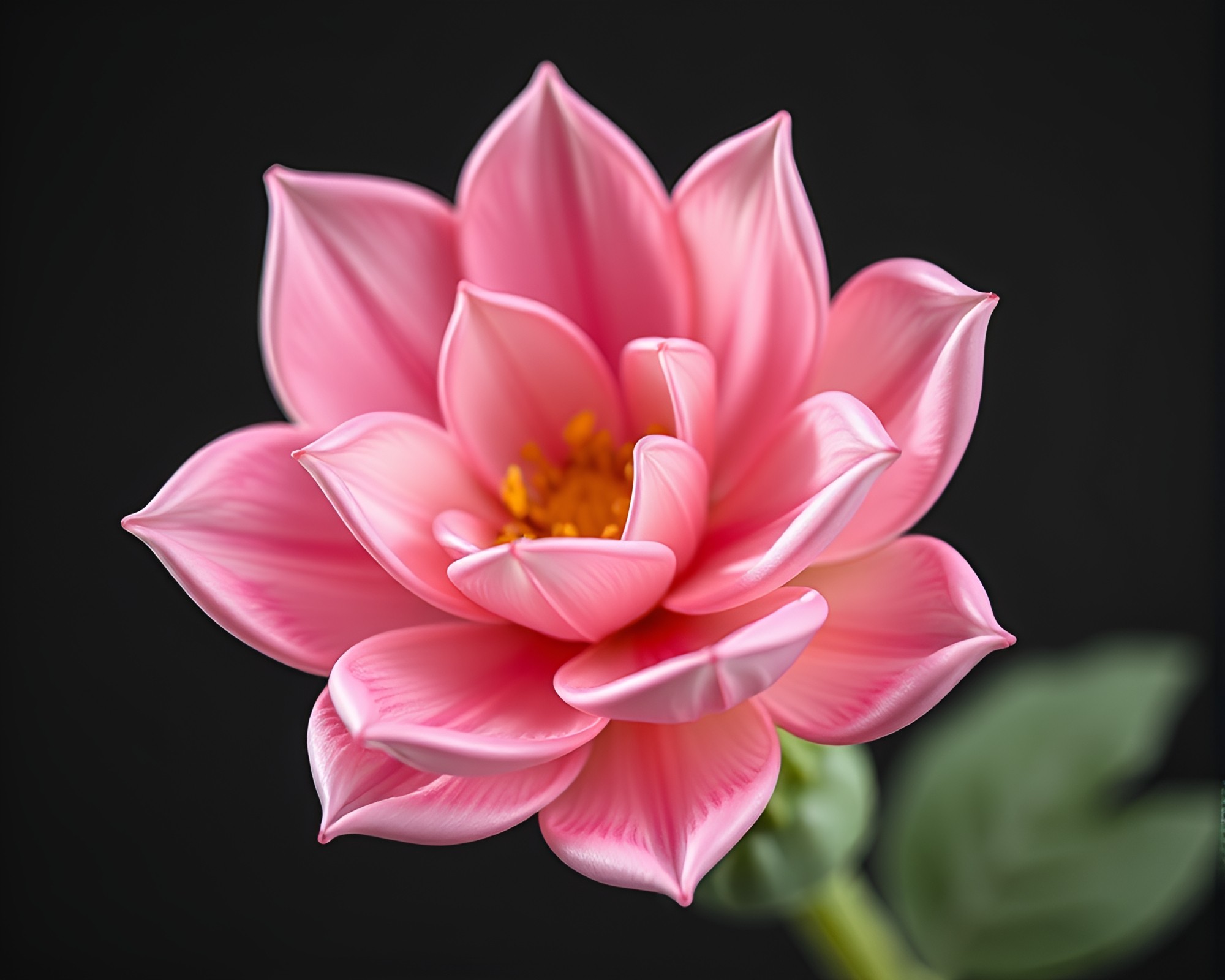 Gelato Cone Blooming with Flower Petals – free AI stock image