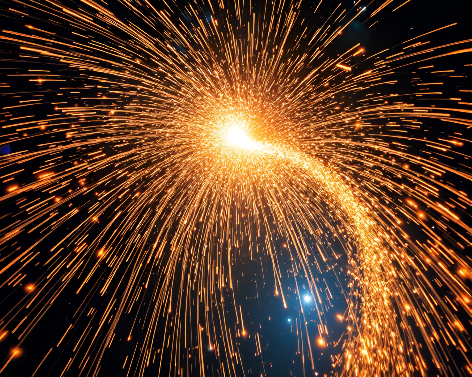 Surreal Multiverse Portal with Sparkler Trails – free AI stock image