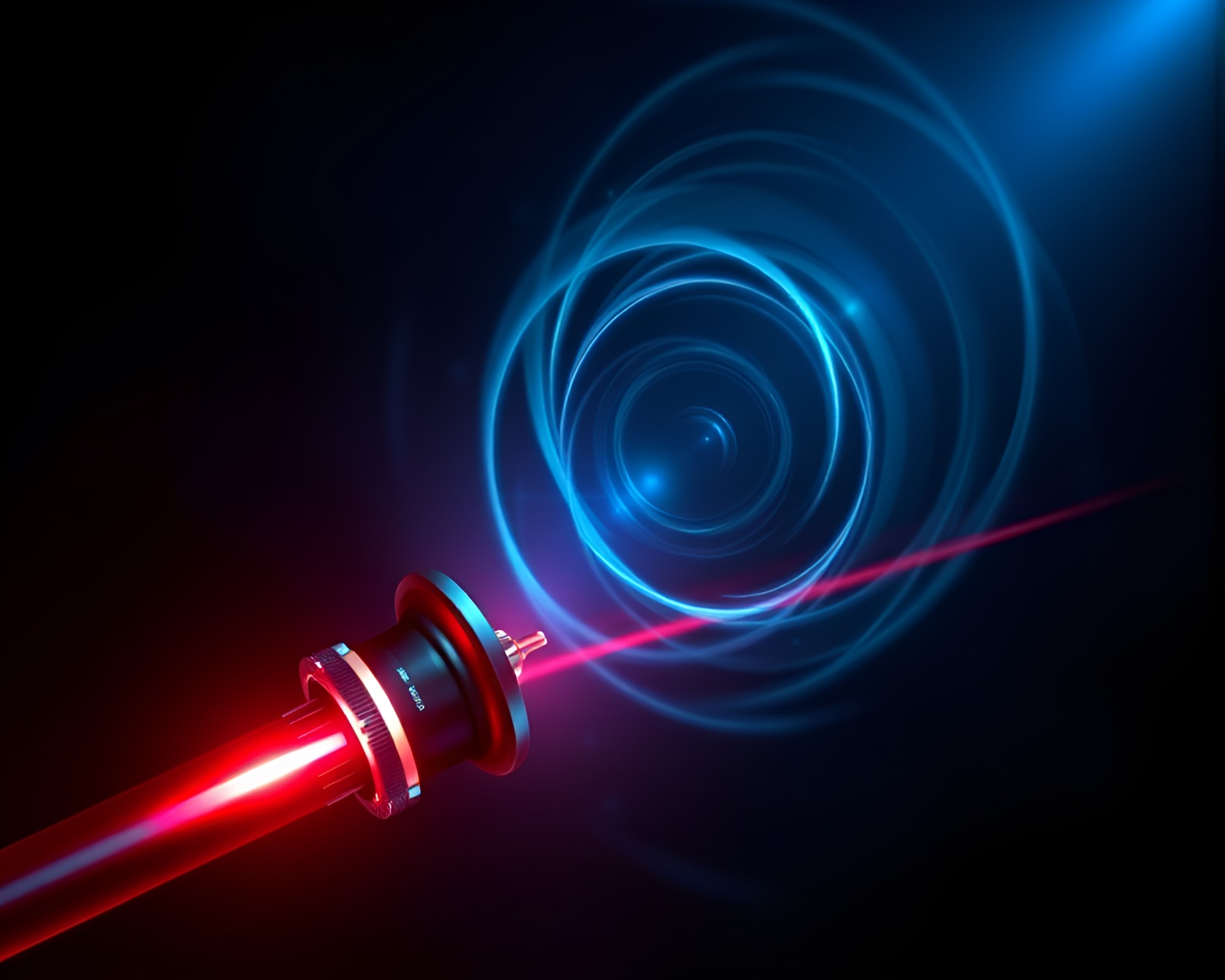 Ethereal Laser Sword Swirls in Medical Illustration Style – free AI stock image