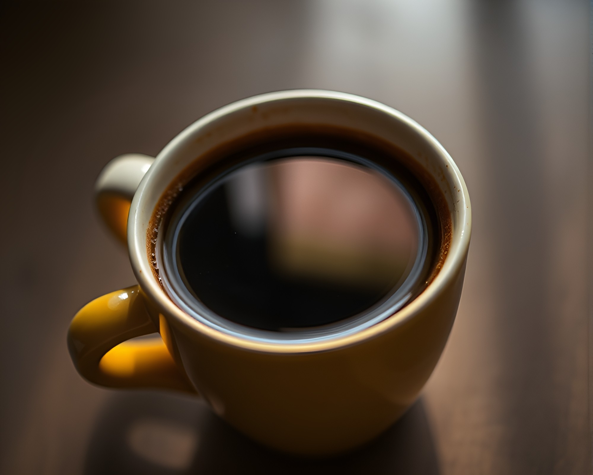 Macro Photography of Coffee Cup on Table – free AI stock image