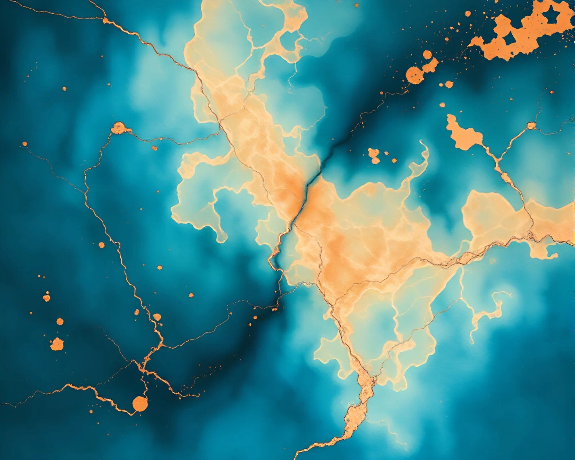 Astral Projection Over Ocean-Blue Waters