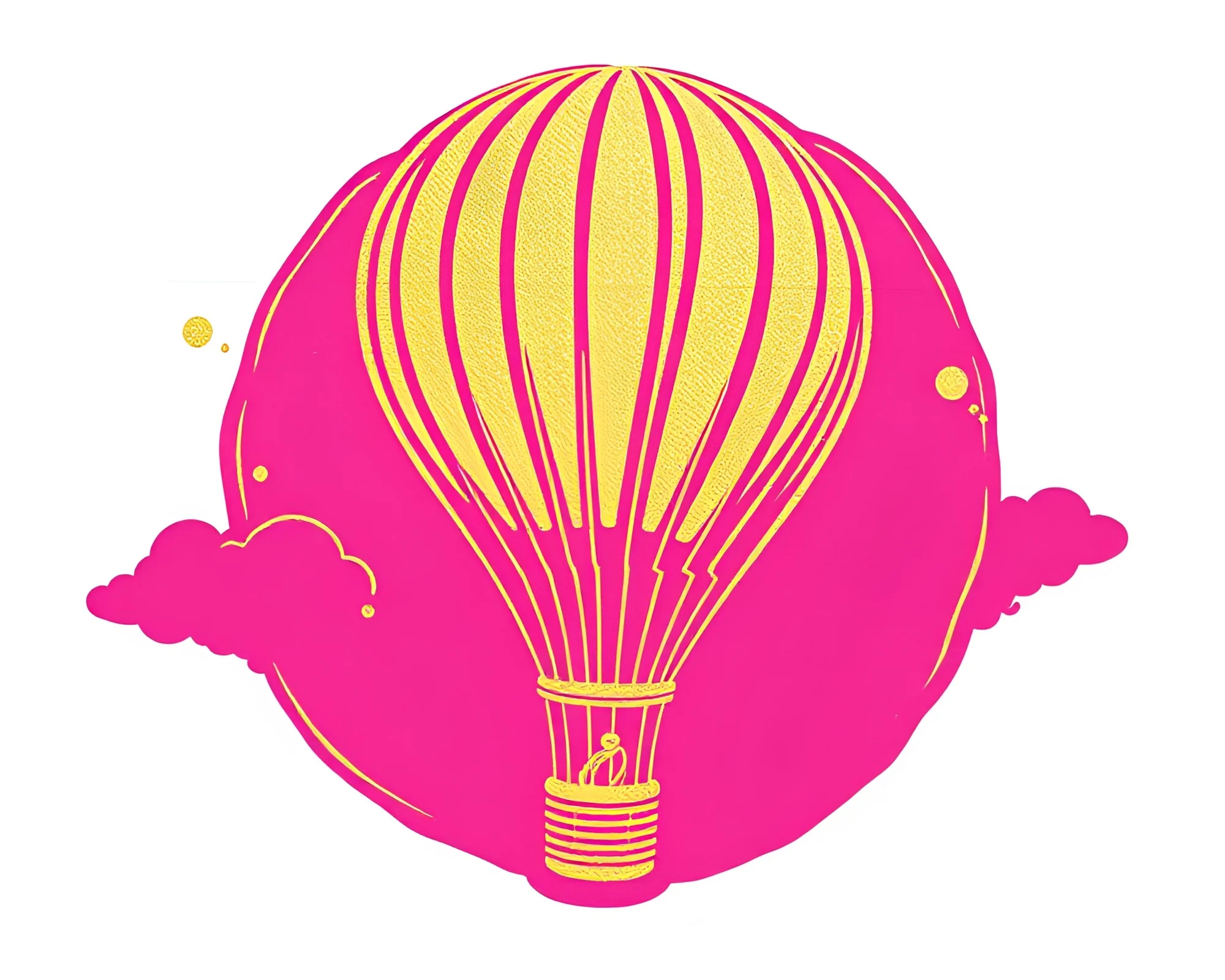 Golden Spiral Hot Air Balloon Journey