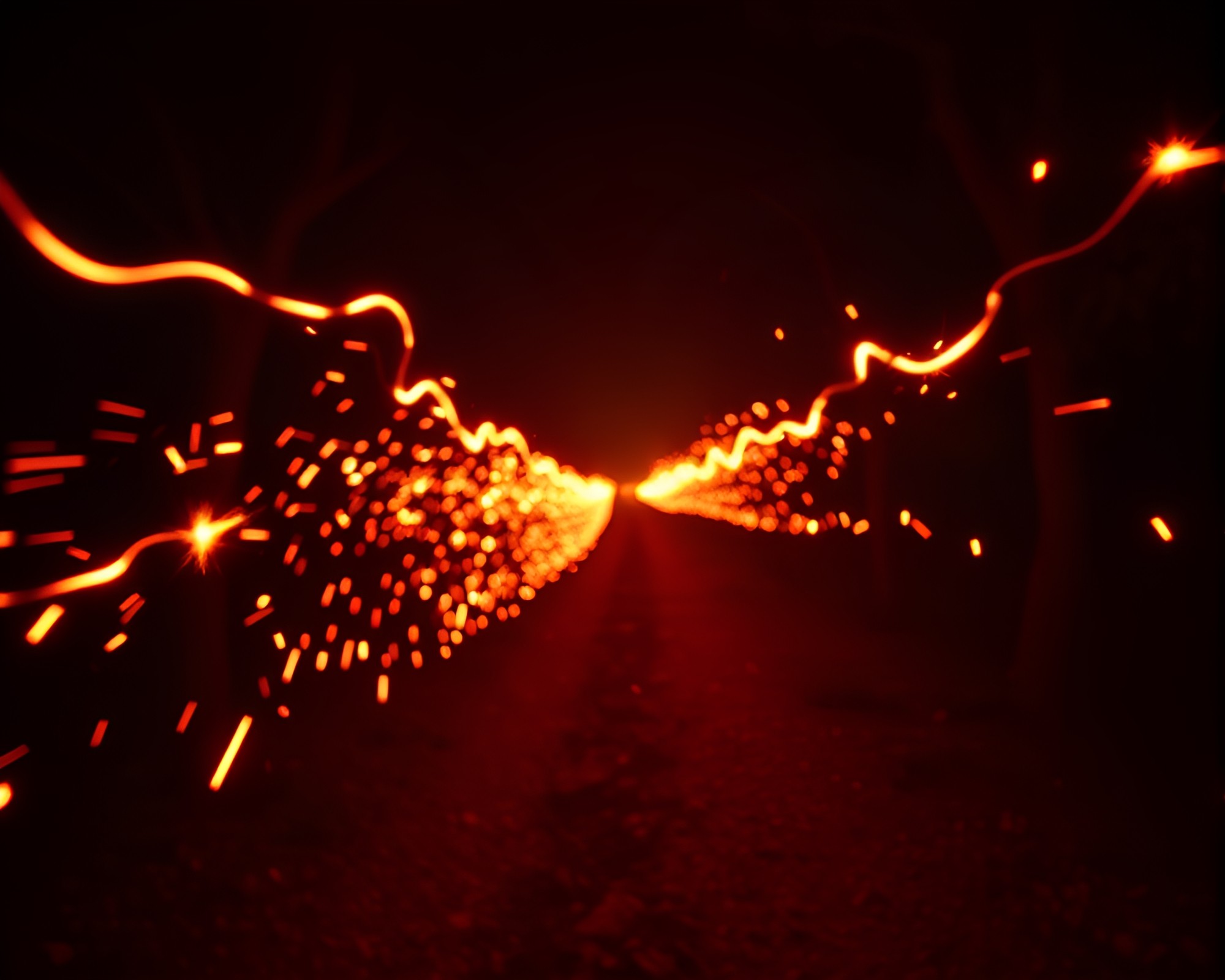 Savannah Sunset Sparkler Cinemagraph – free AI stock image
