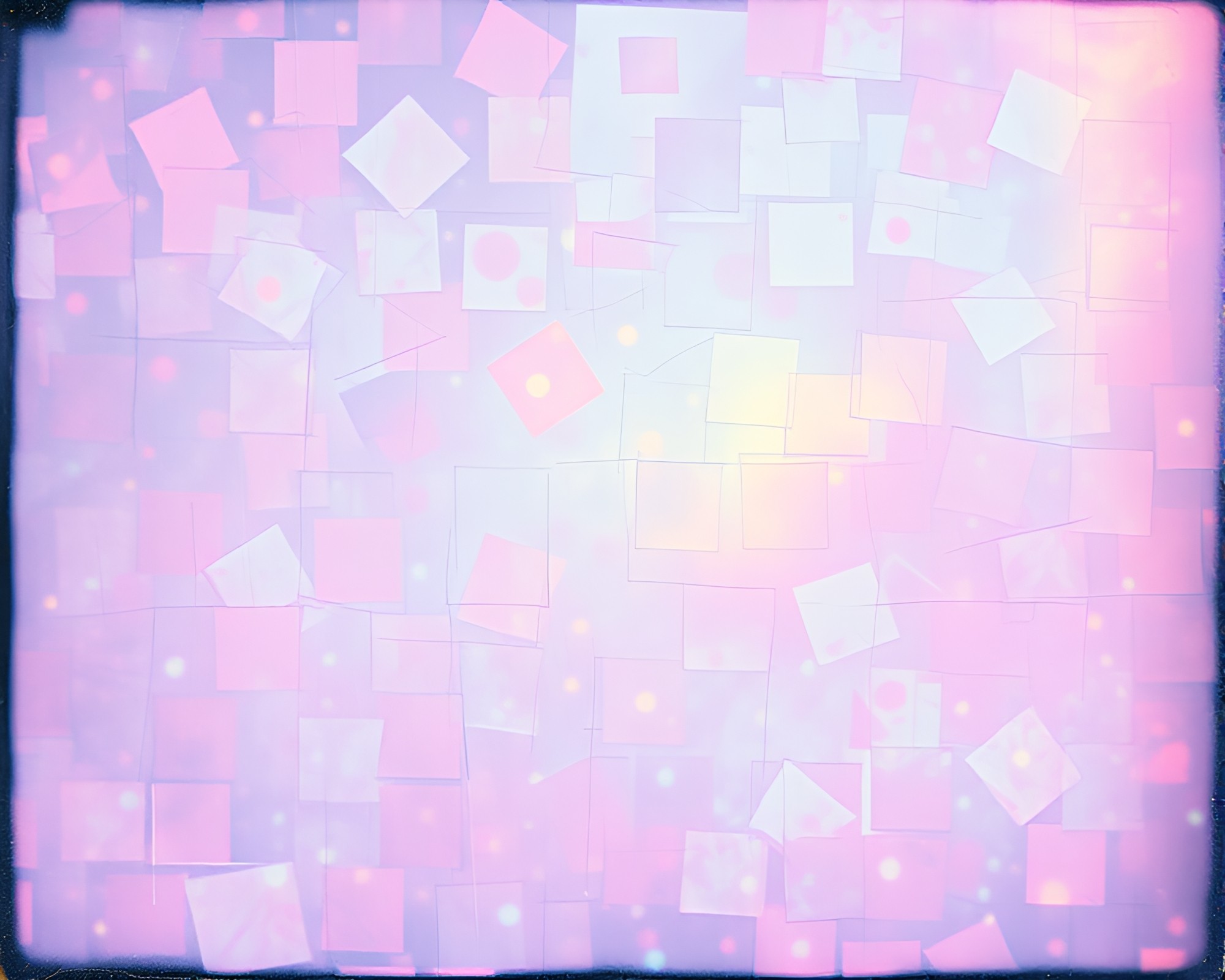 Vintage Holographic Mosaic: Scratch Textures in Special Display – free AI stock image
