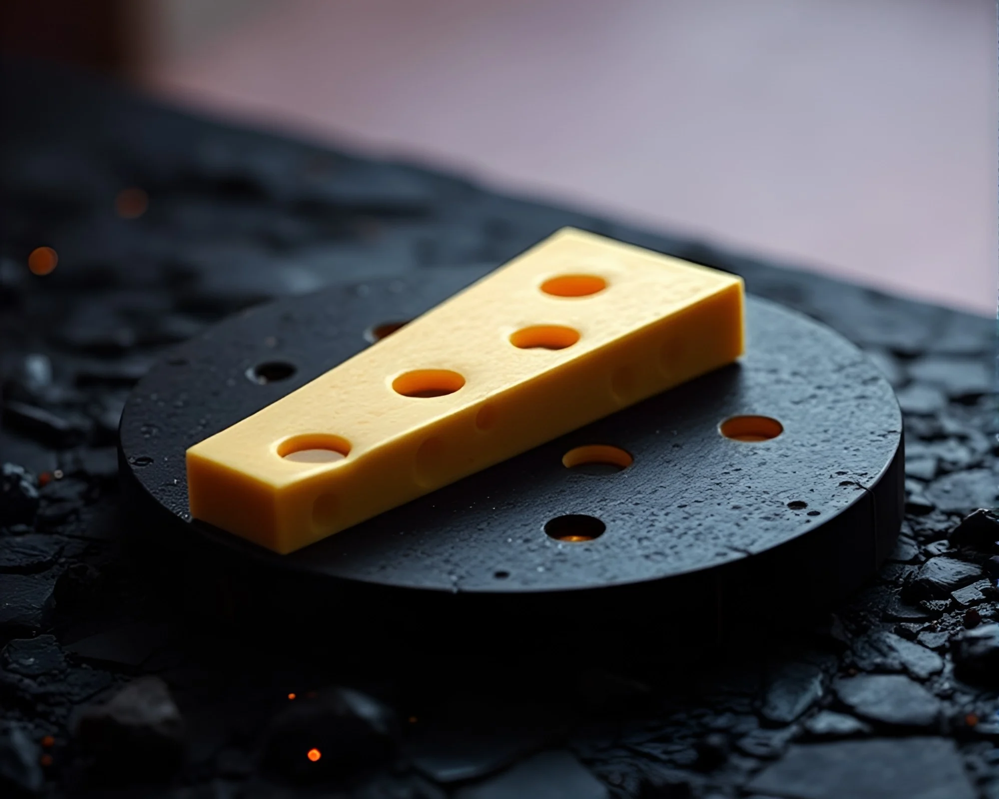 Cheese Platter & Dot Matrix in Volcanic Ash Lighting