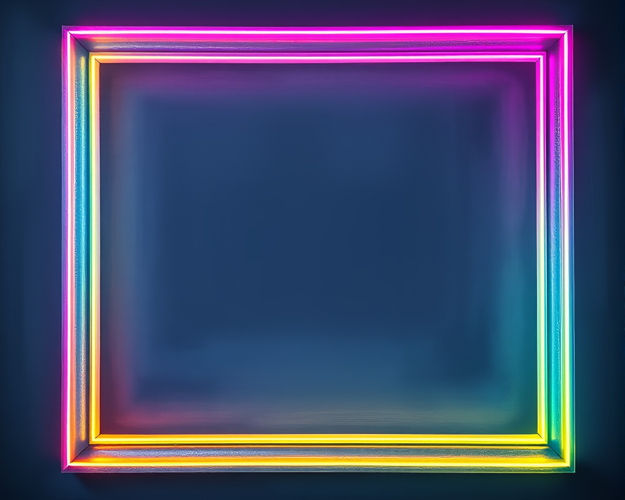 Pastel Neon Oasis: Chalk Drawing Masterpiece – free AI stock image