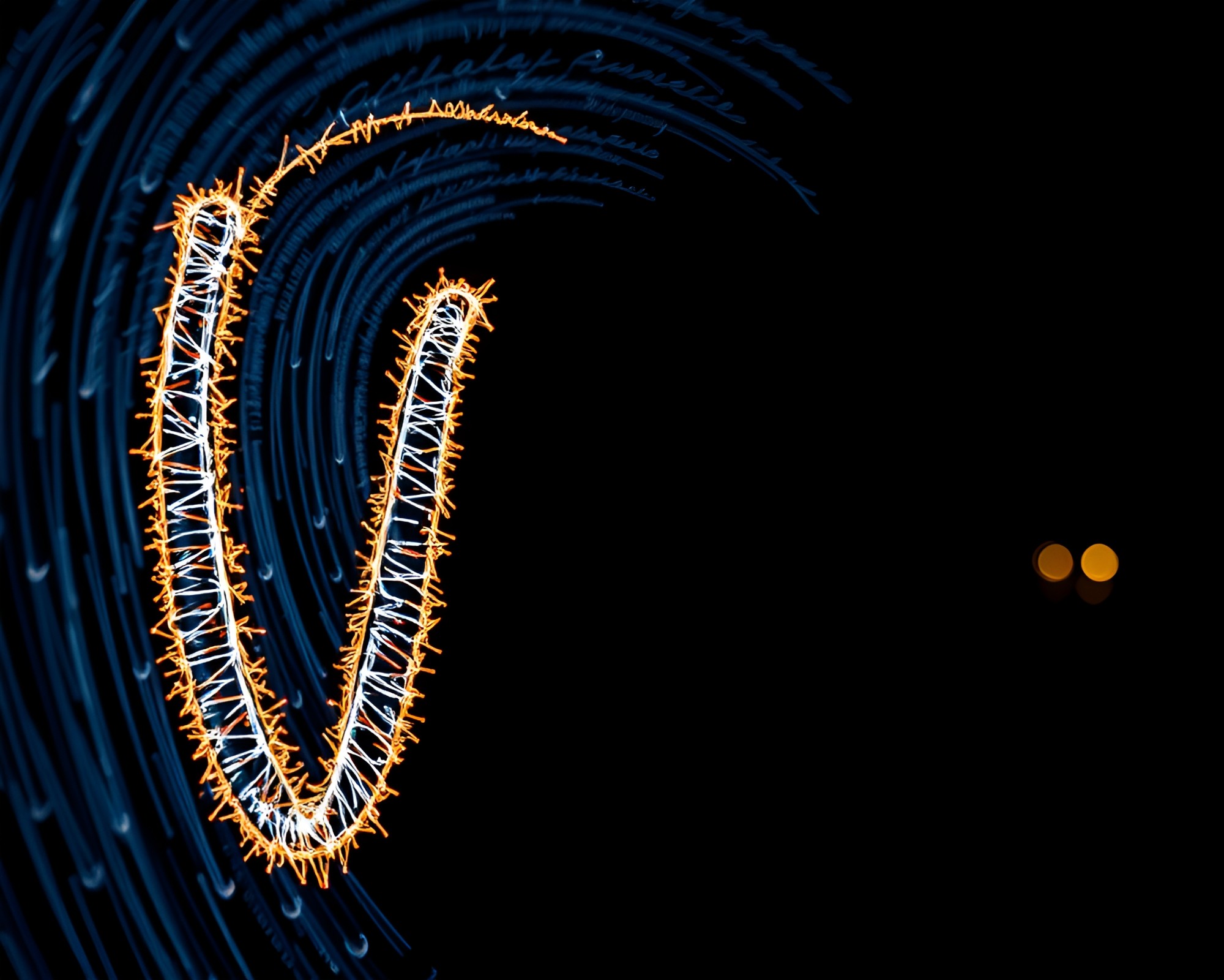 Enigmatic Vortex of Handwritten Dreams – free AI stock image