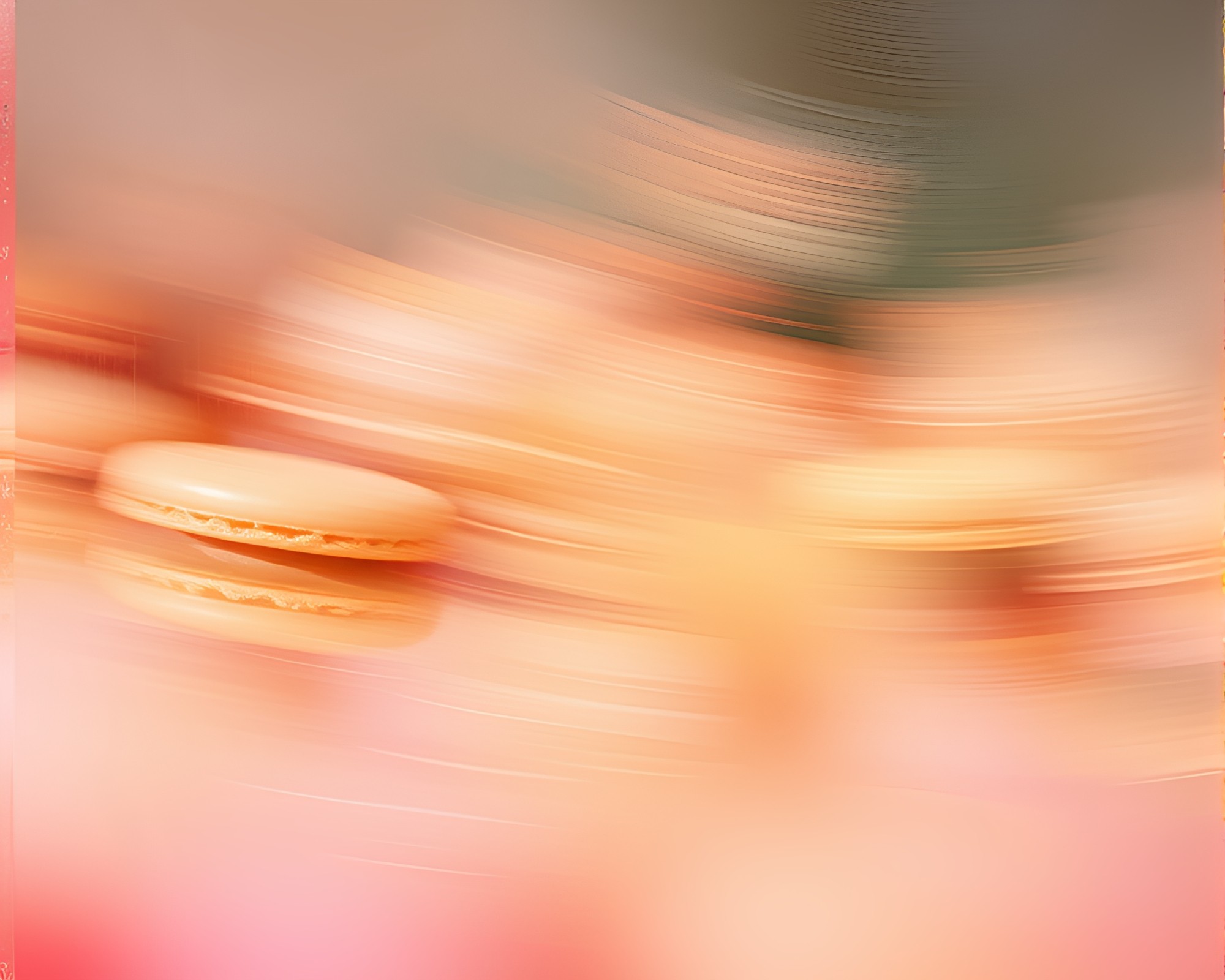 Dynamic Macaron Feast with Ambient Occlusion Lighting – free AI stock image
