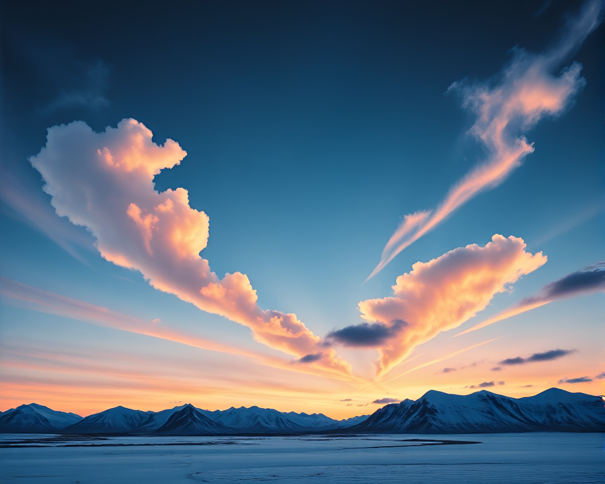 Twilight Cloud Pottery Tattoo Flash Art Formation – free AI stock image