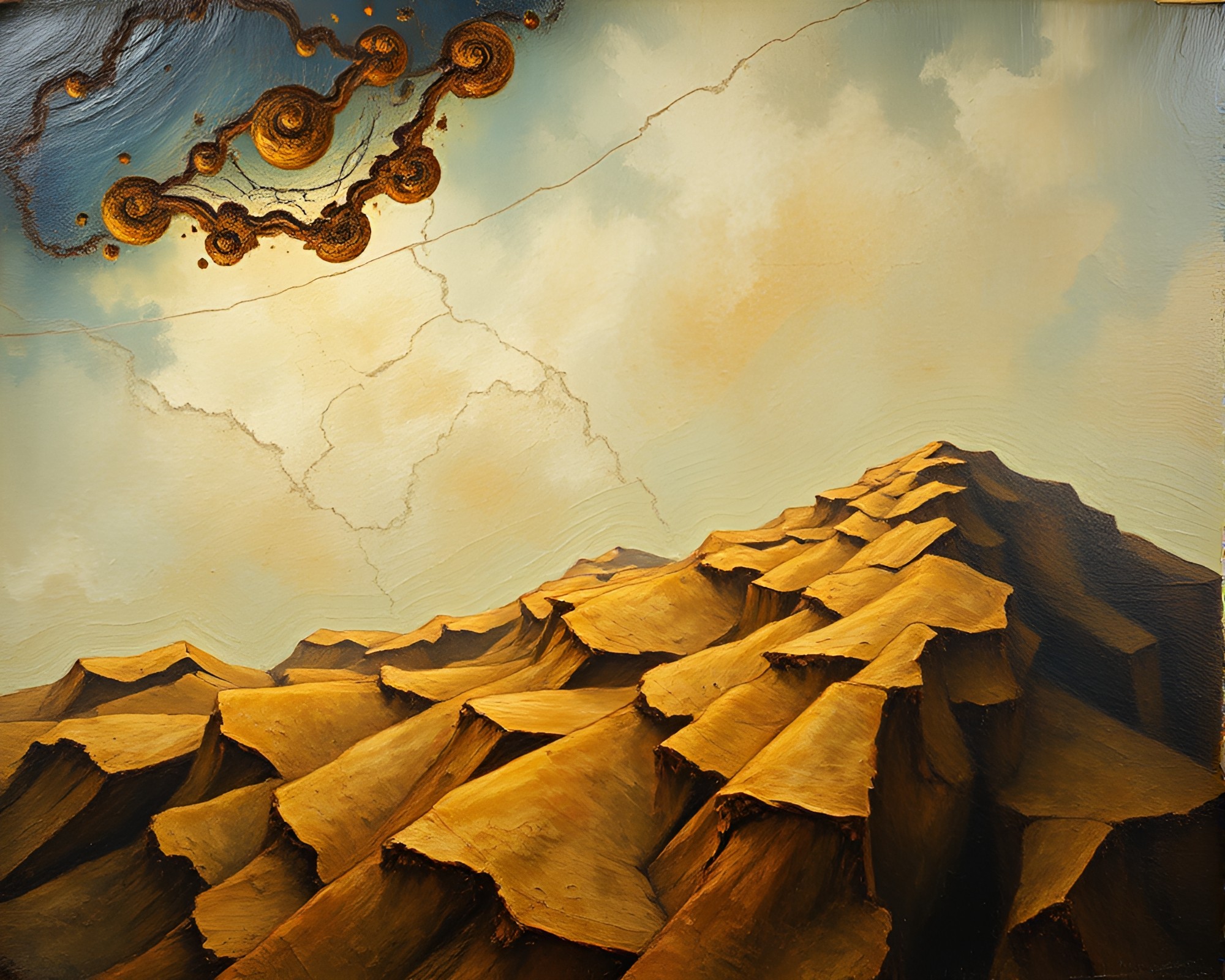 Ancient Scroll Illuminated by Midday Sunlight in Hyper-realistic Oil Impasto – free AI stock image