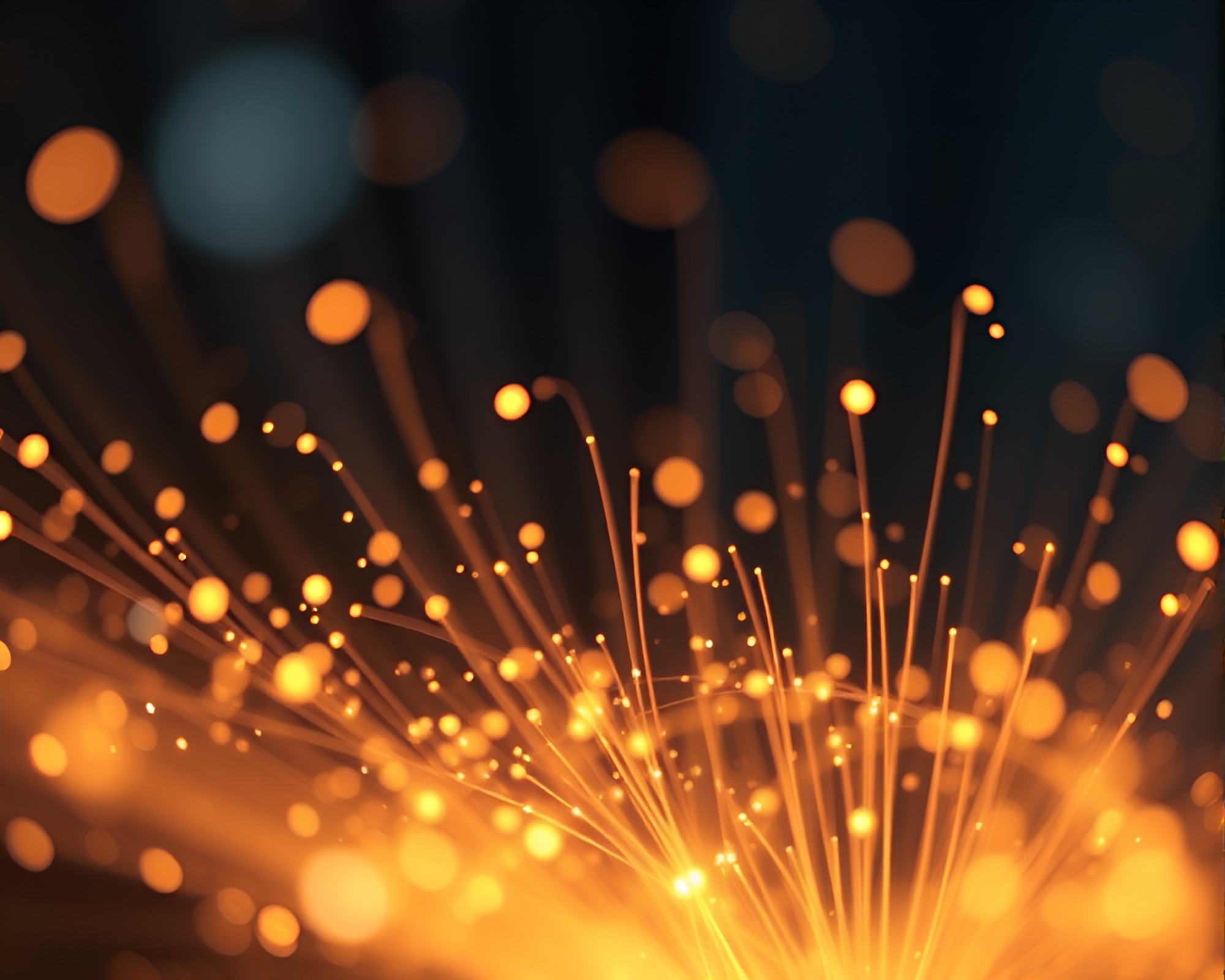 Fiber Optics Quantum Fluctuations in Hair Simulation – free AI stock image