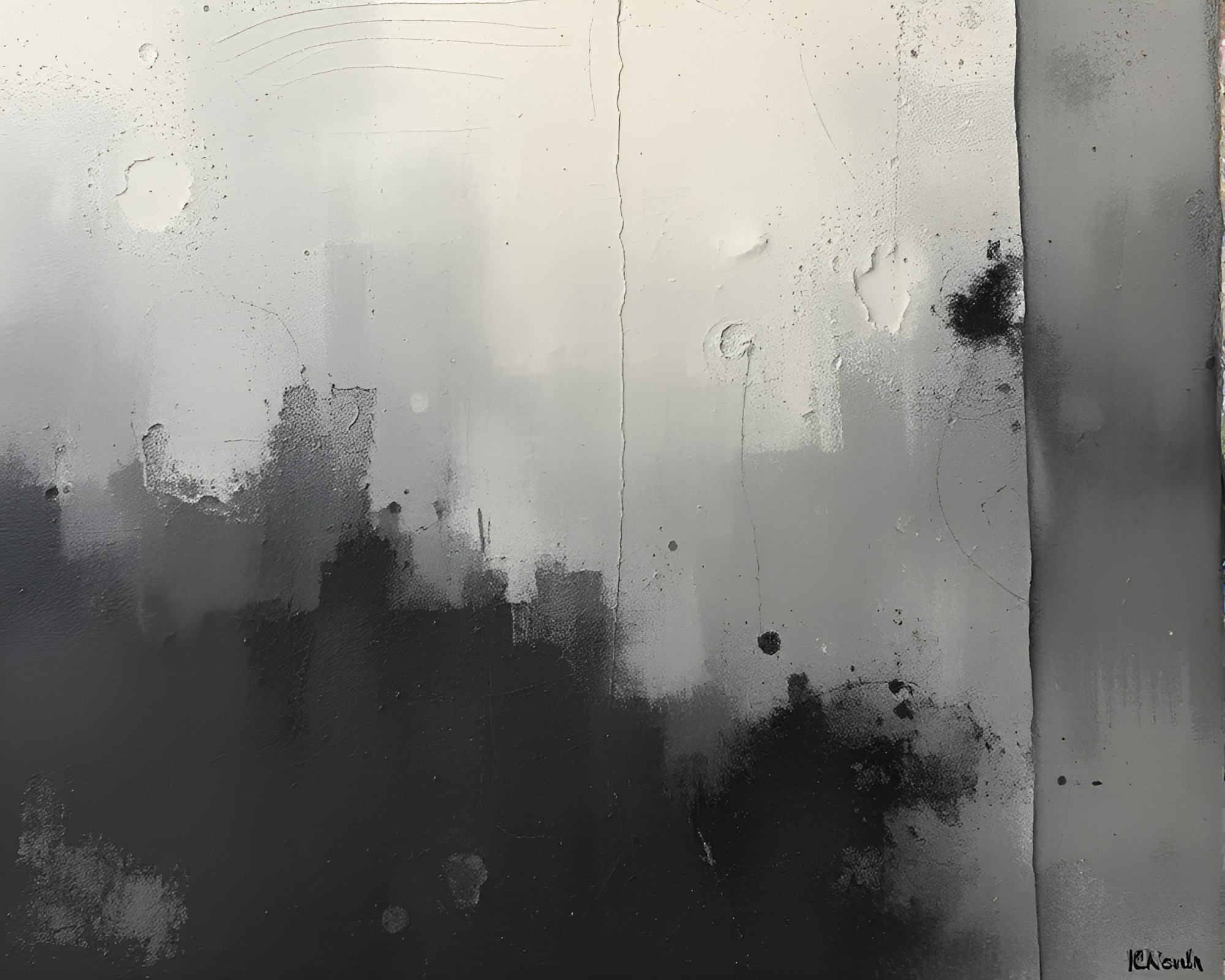 Écorché Study with Smoky Oil Painting Haze – free AI stock image
