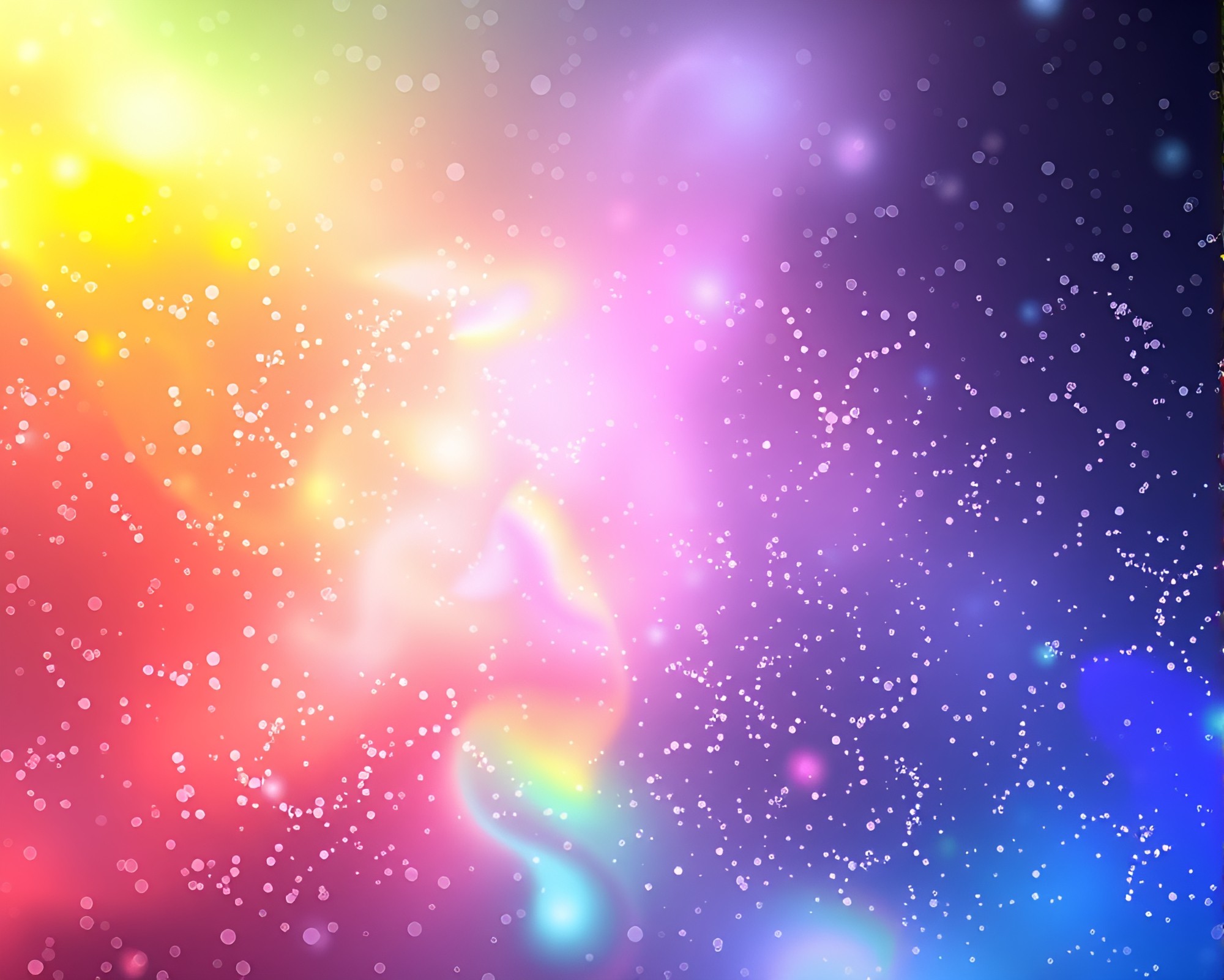Nebula Holographic Spectrum in Fluid Simulation – free AI stock image