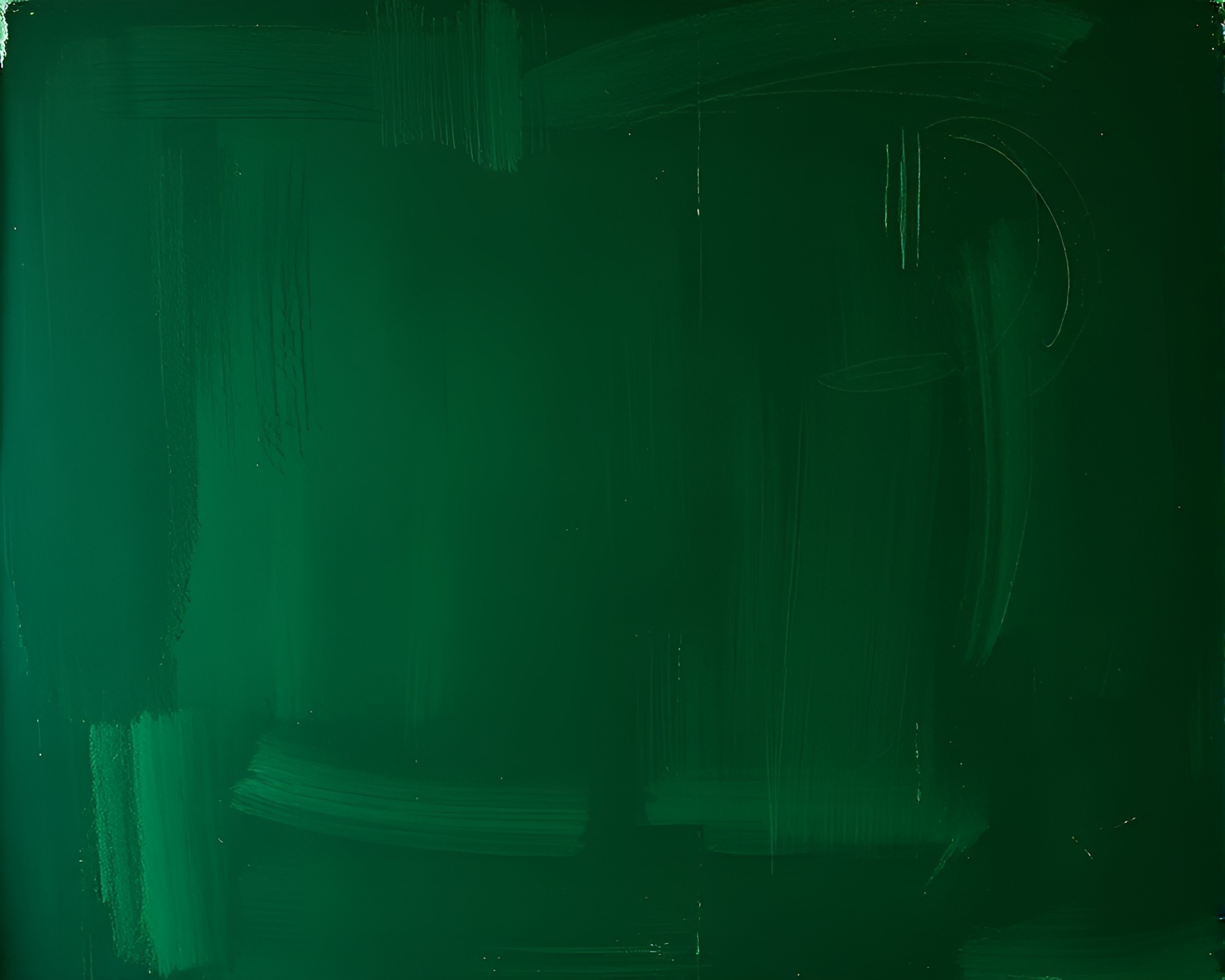 Mind Palace Chalkboard Monochrome Green Matte Painting – free AI stock image