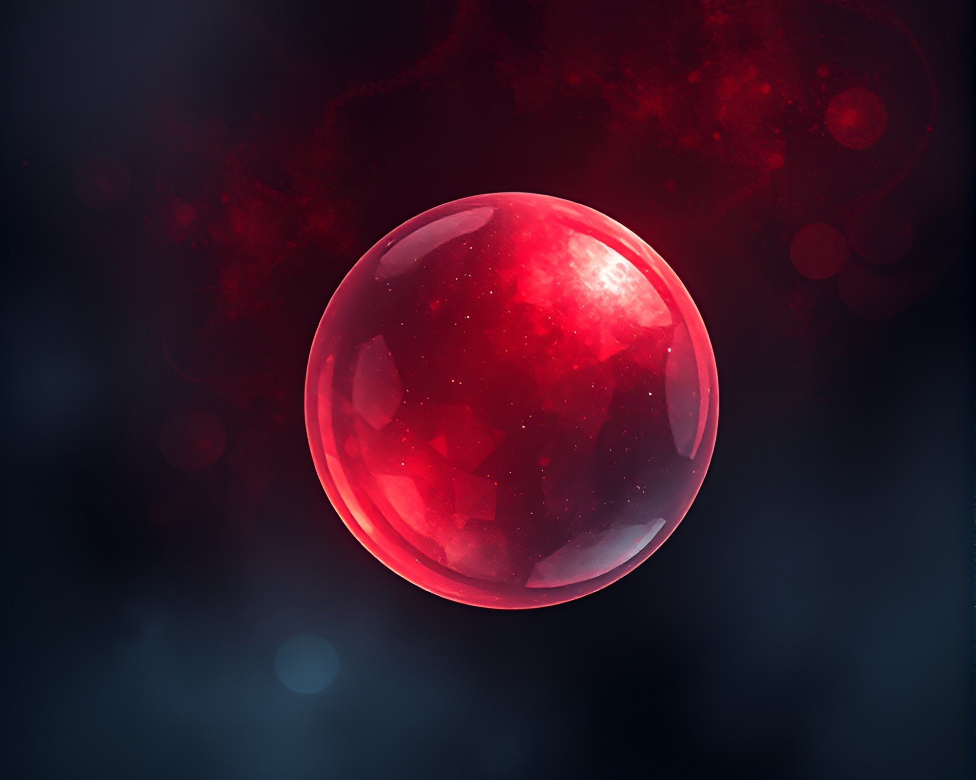 Ethereal Glass Orb in Necromantic Shade – free AI stock image