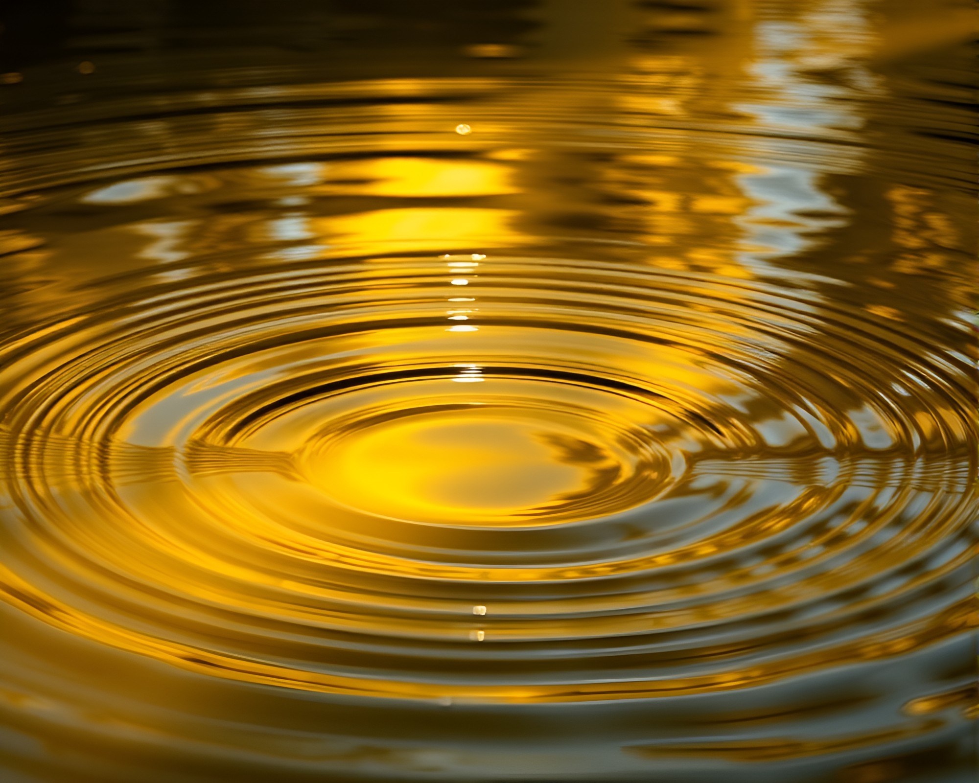 Mustard Yellow Violin Water Reflection Ripples – free AI stock image