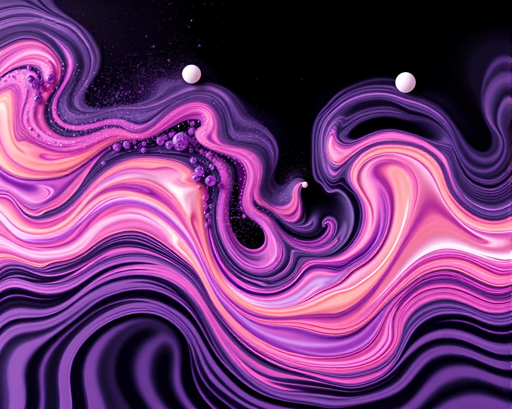 Colorful Milky Way Bio-Printed Stripes – free AI stock image