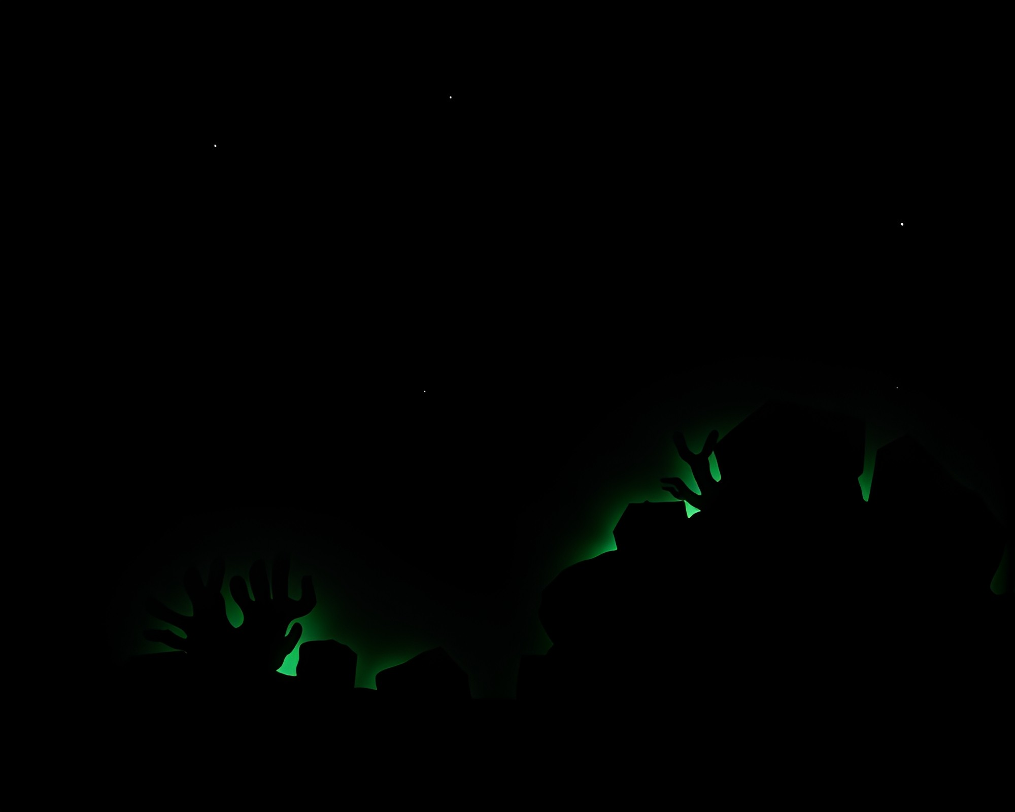 Glowing coral atoll in paper tear lighting – free AI stock image