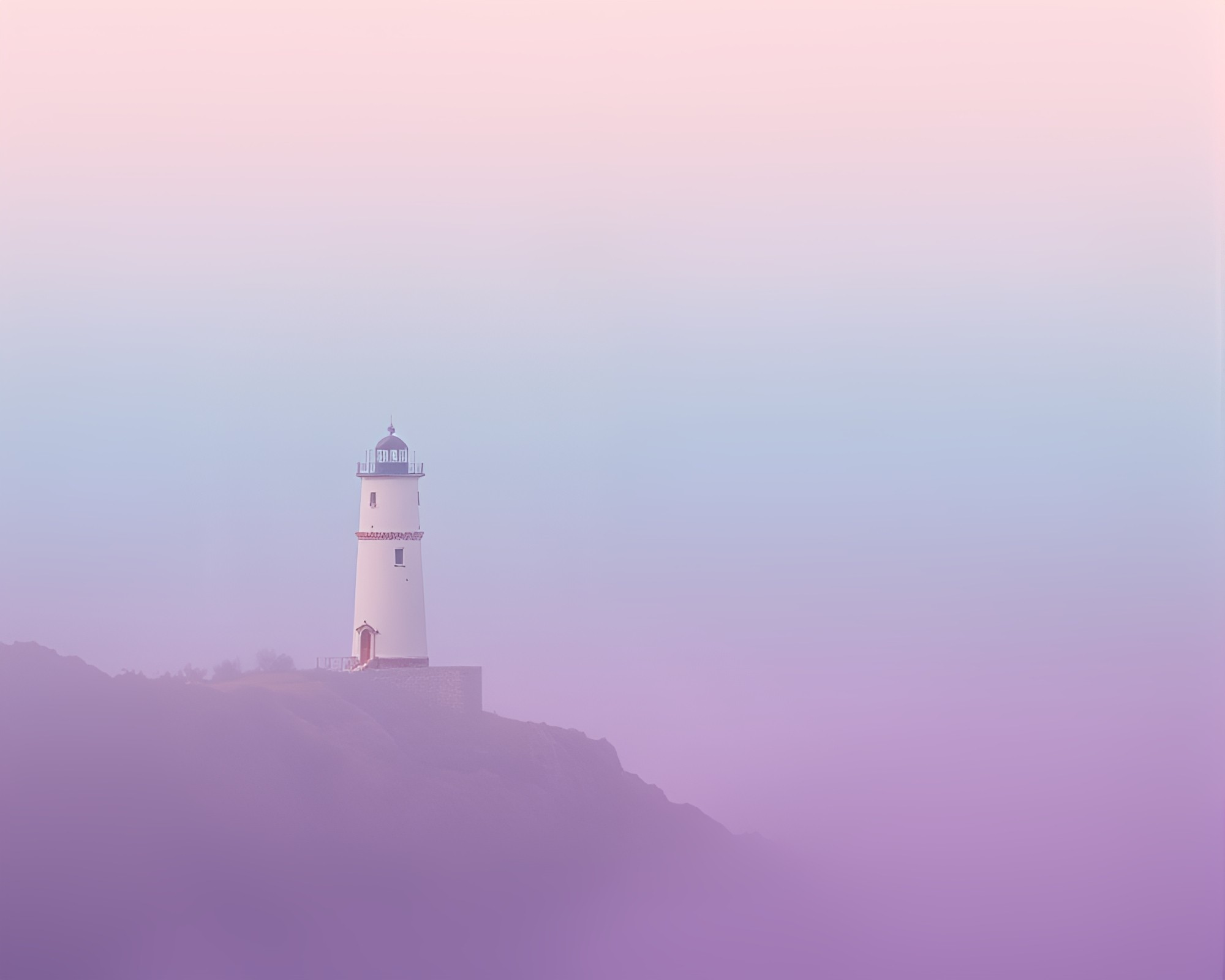 Majestic Lighthouse in Soft Pastel Palette – free AI stock image