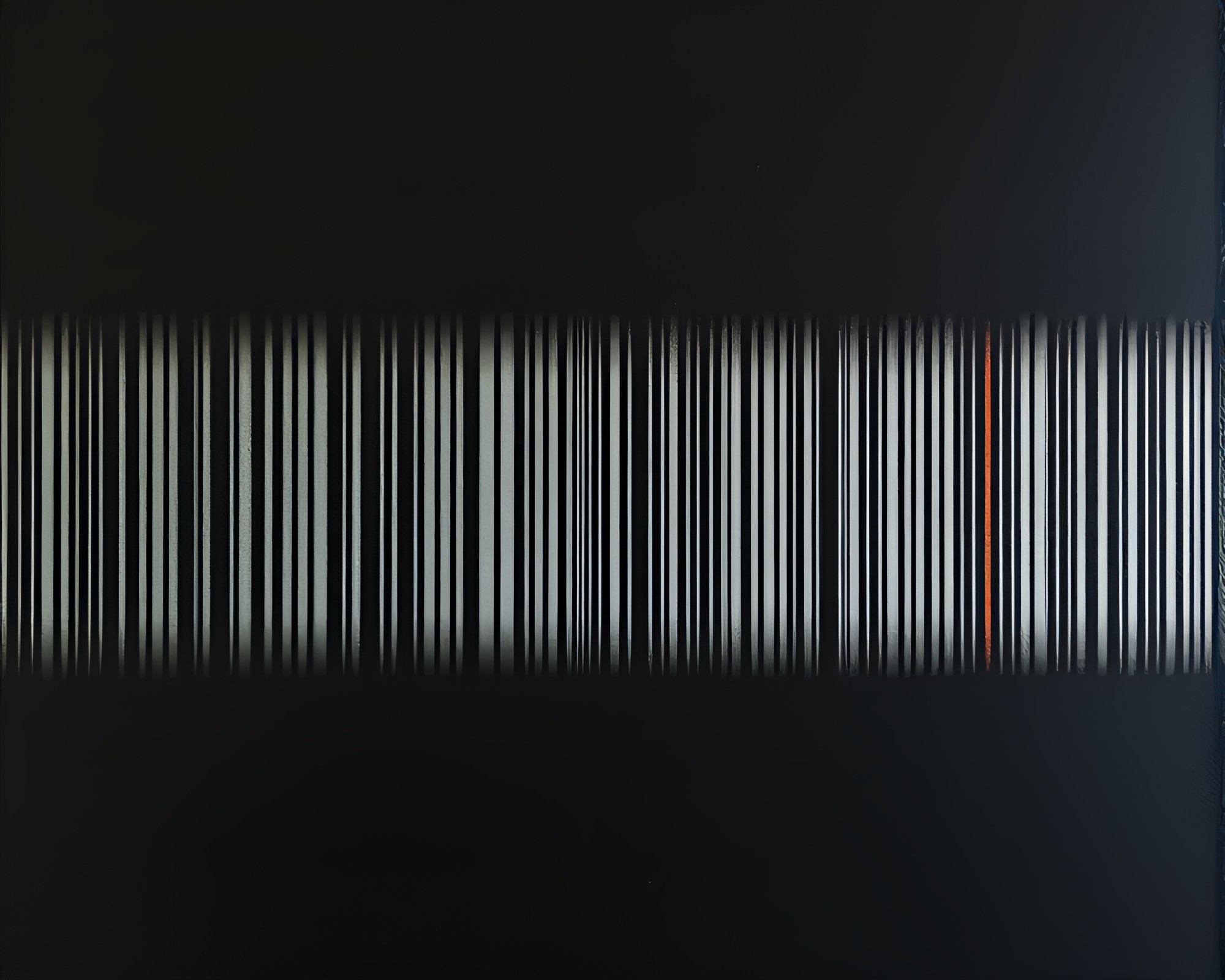 Glitched Barcode Stripe: Oil Painting Masterpiece – free AI stock image