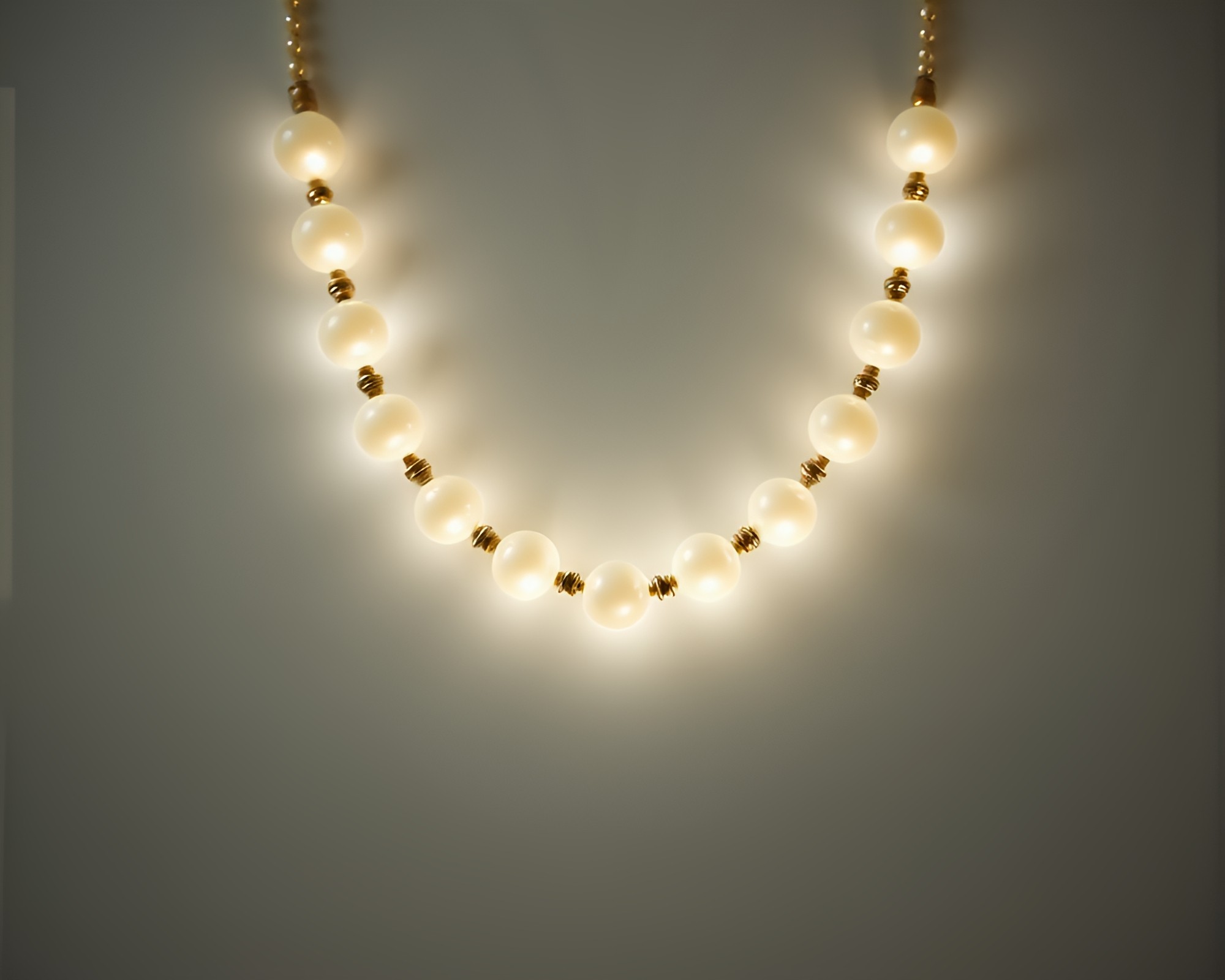 Elegance in Shadows: Necklace Enchantment – free AI stock image