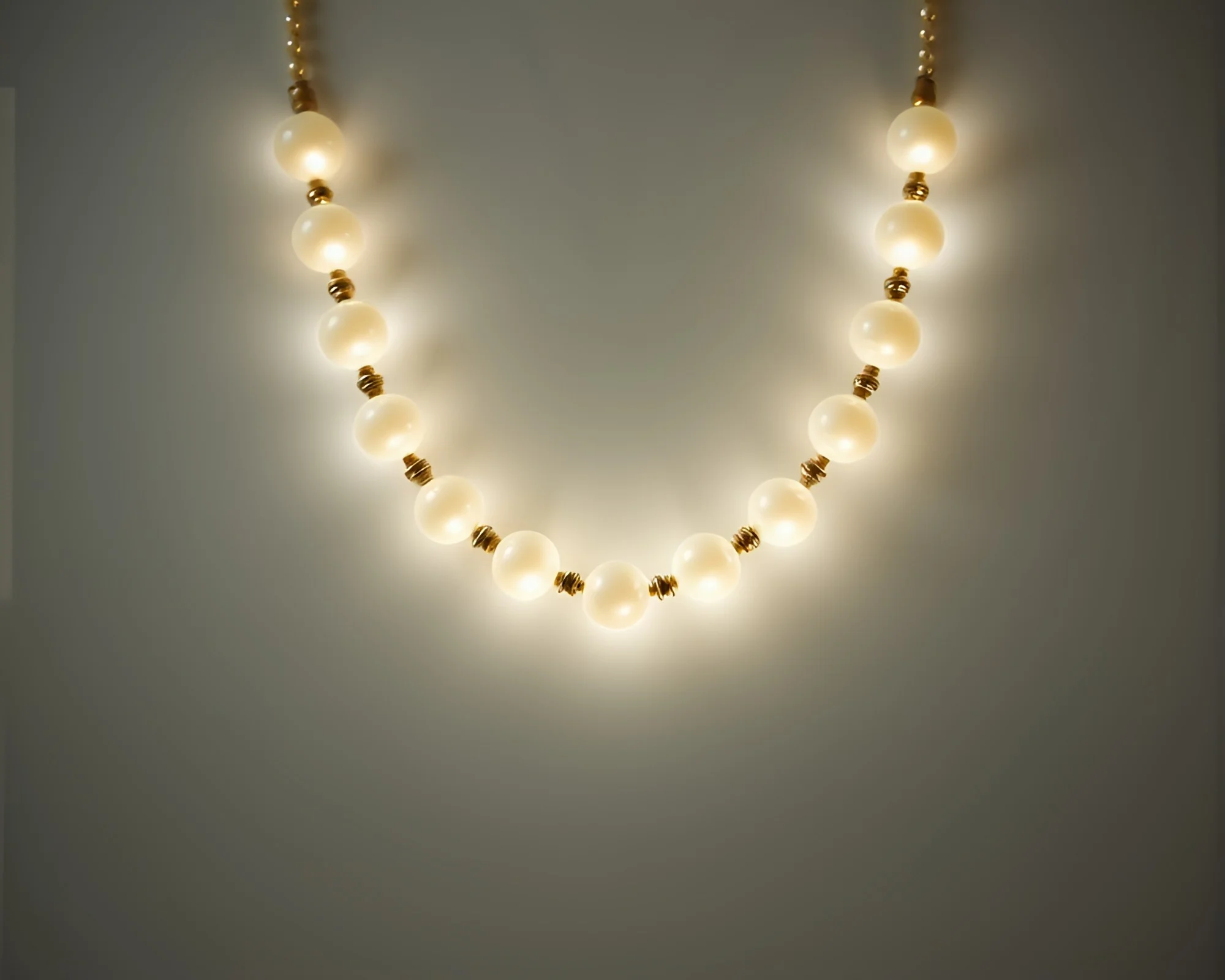 Elegance in Shadows: Necklace Enchantment