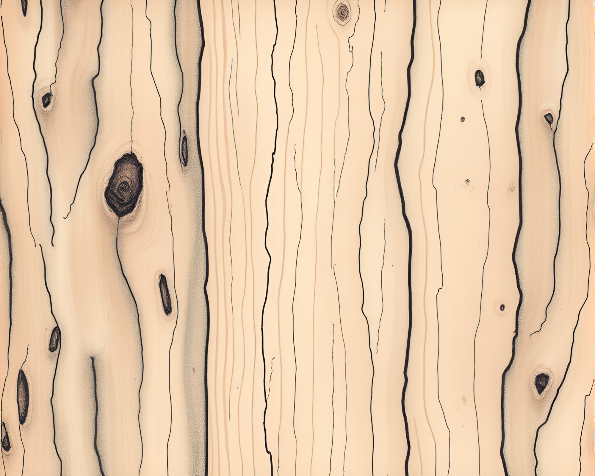 Savannah Sunset: Wood Grain Etching – free AI stock image
