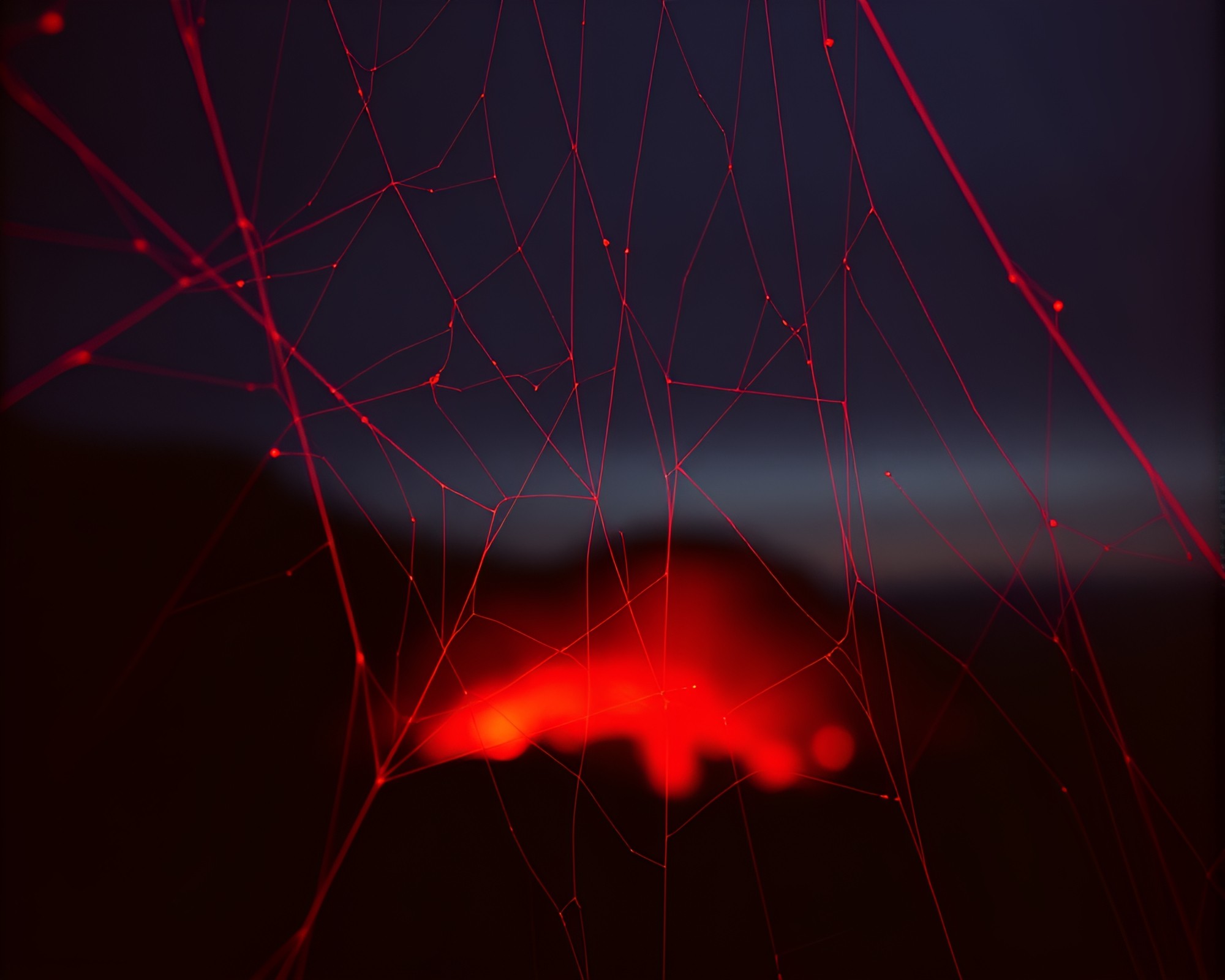 Blood Orange Cocktail in Retro Volcano Glow – free AI stock image