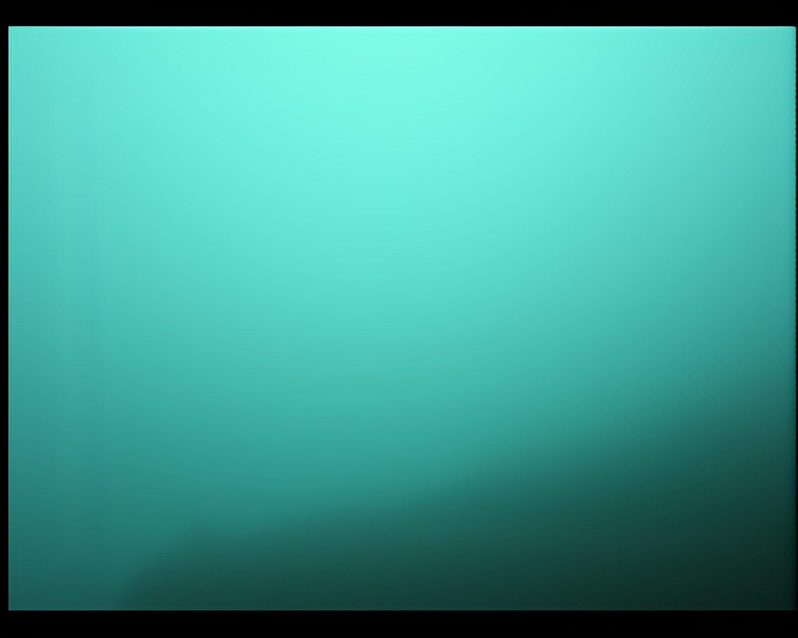 Mysterious retro scene with fog over calm turquoise sea