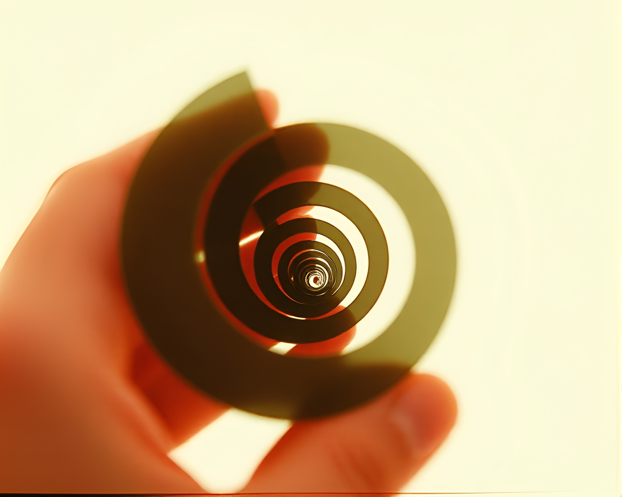 Spiral Ring in Expired Film Cubist Art – free AI stock image
