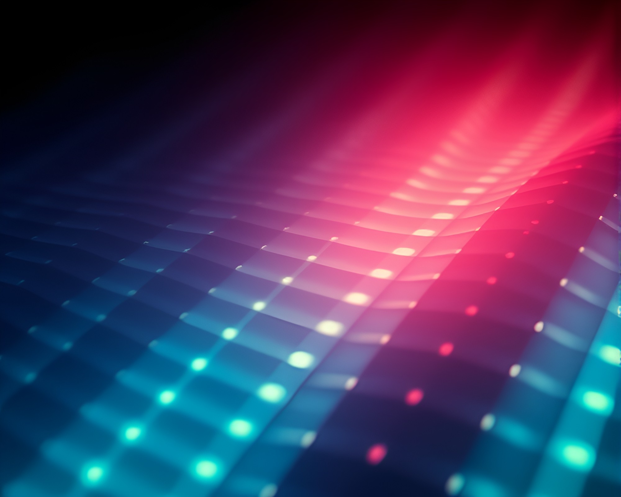 Luminous Retro Grid: Depth Layering Torchlight Scene – free AI stock image