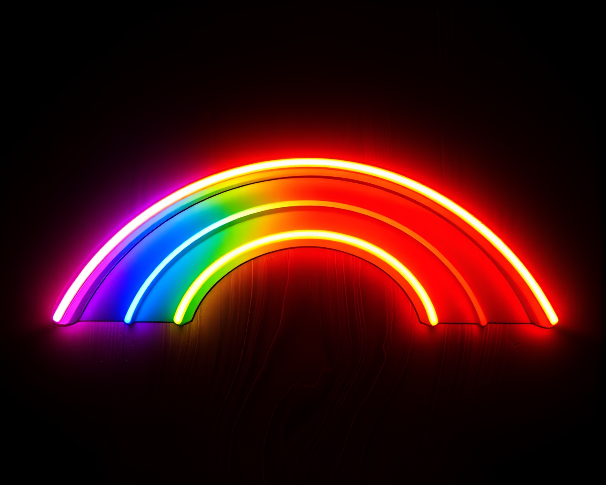 Neon Cosmic Wood Grain Composition – free AI stock image