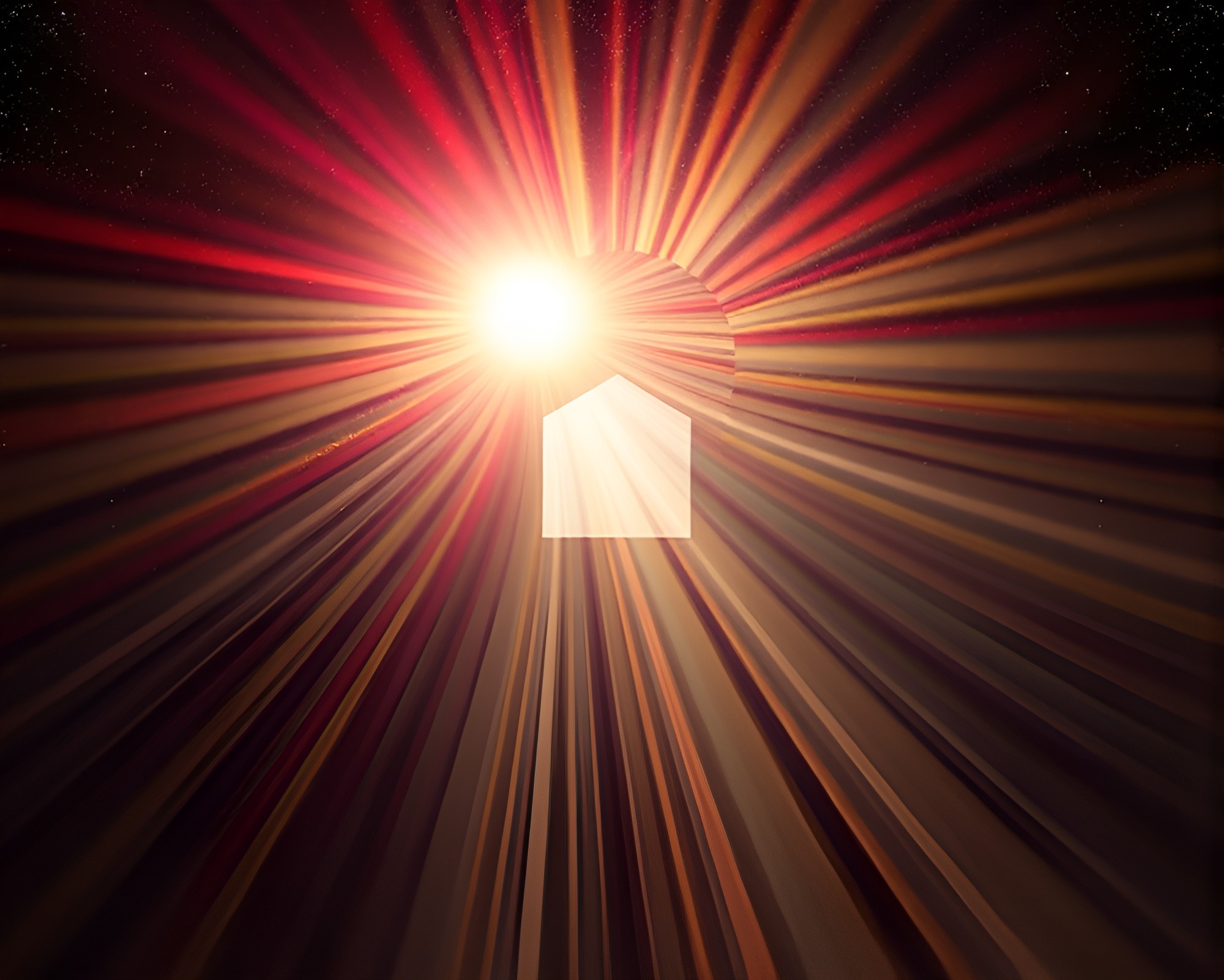 Mind Palace Fantasy 16-Bit Sunbeam Scene – free AI stock image