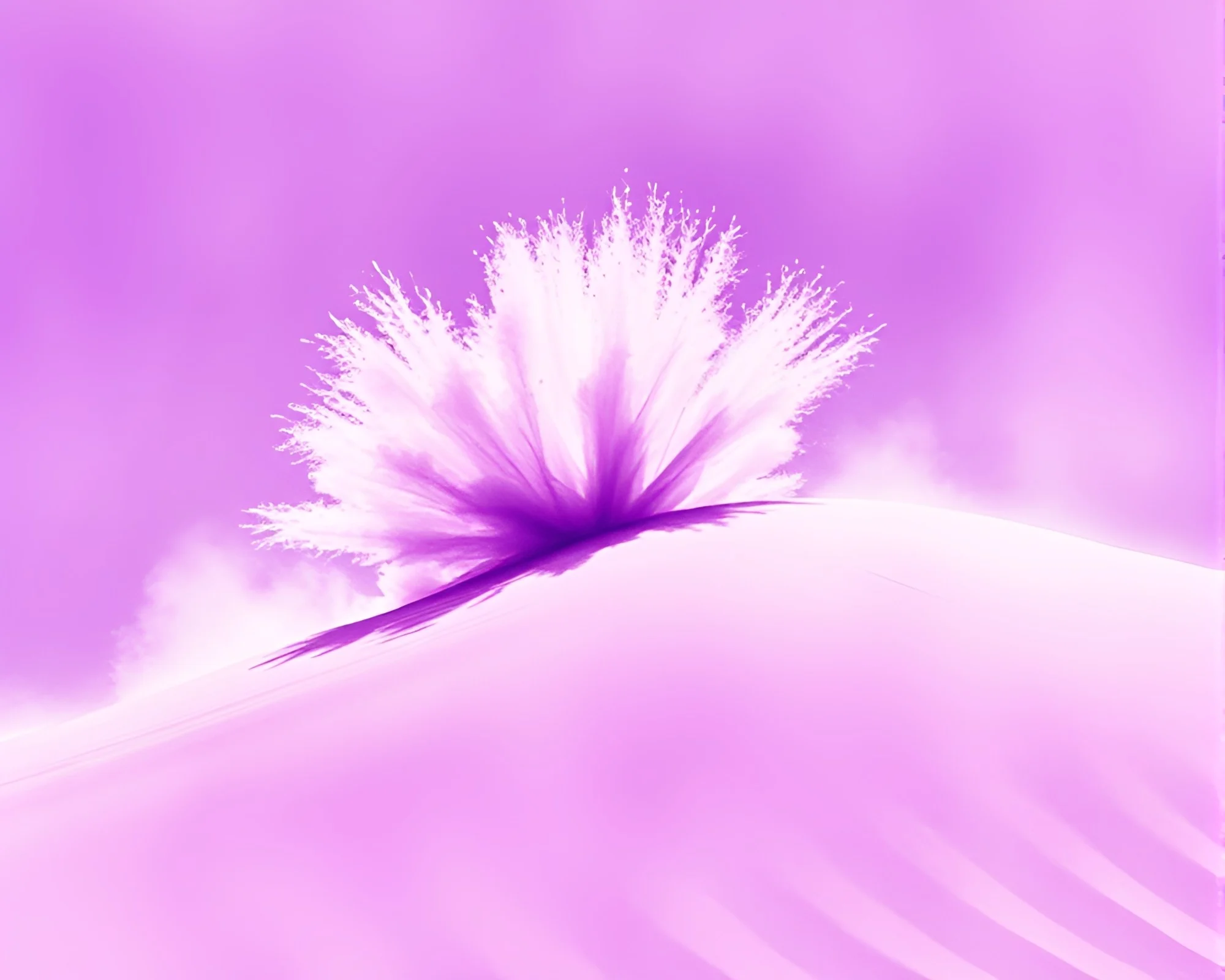 Surreal Ultraviolet Sand Dune Zoom Burst