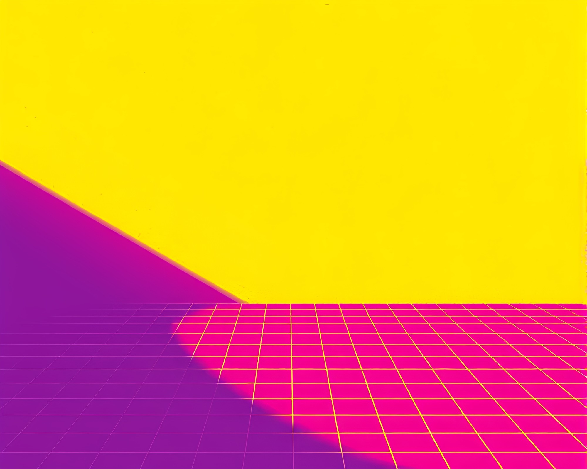 Retro Wave Grid Pop Art Attic Shadows – free AI stock image