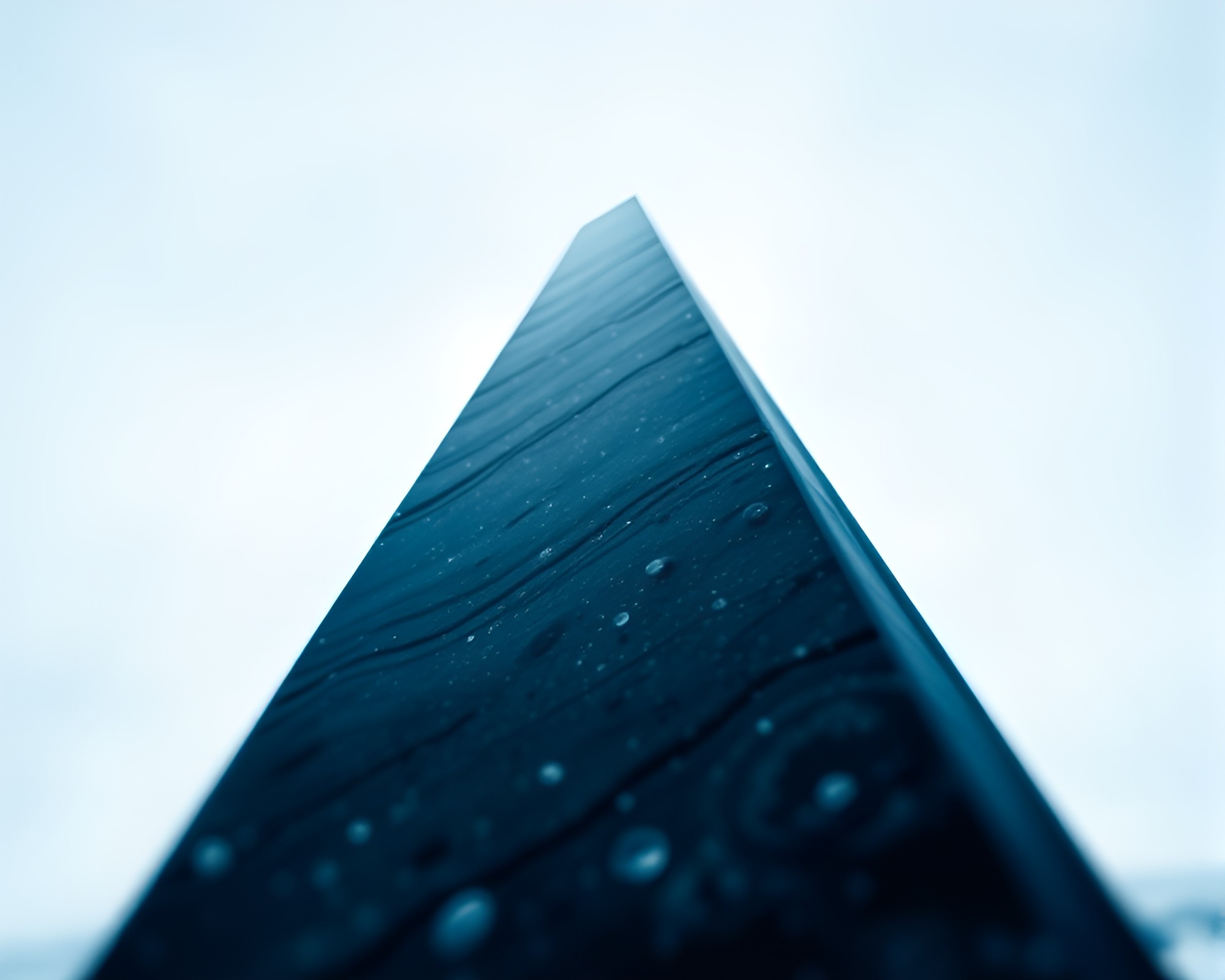 Mystical Antarctic Obelisk with Bokeh Foreground – free AI stock image