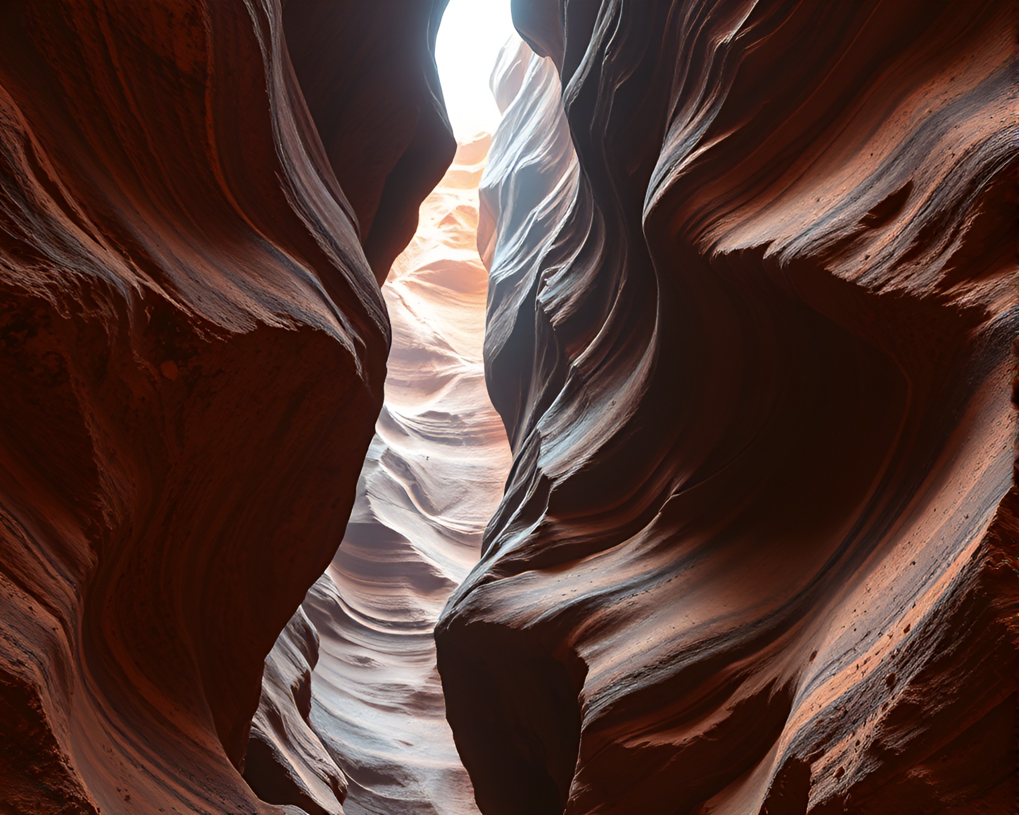 Smart Contact Lens Ink Splashes in Canyon Rust Tone – free AI stock image