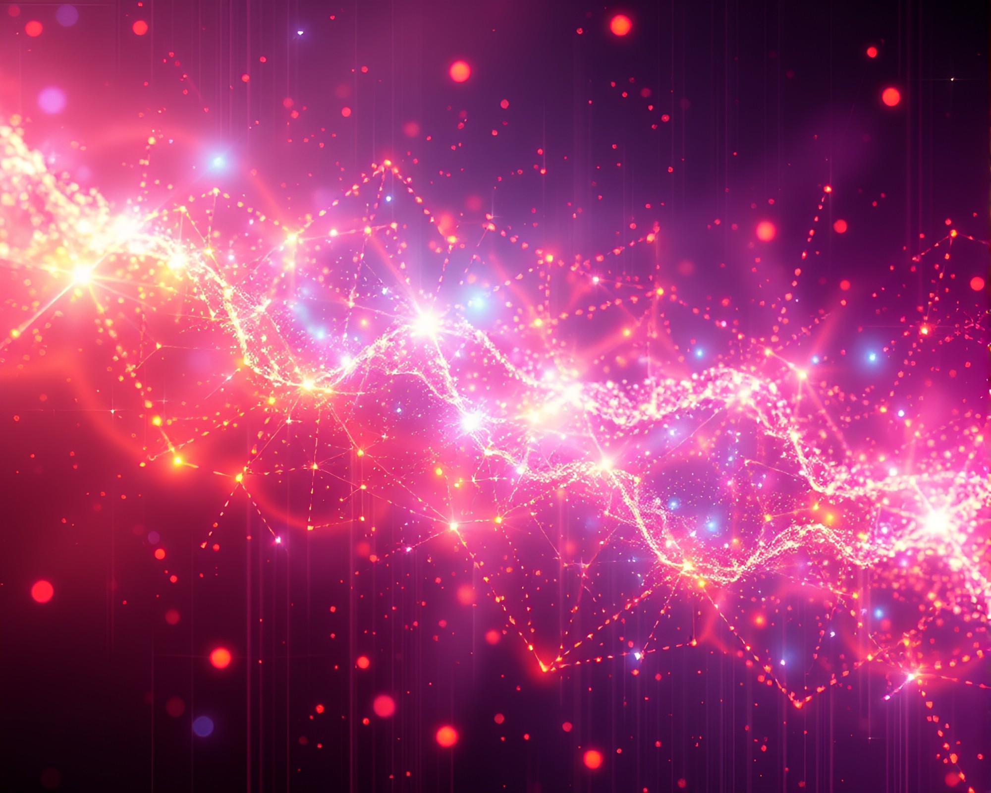 Quantum Fluctuations: Digital Glitch Fractal Overlay – free AI stock image