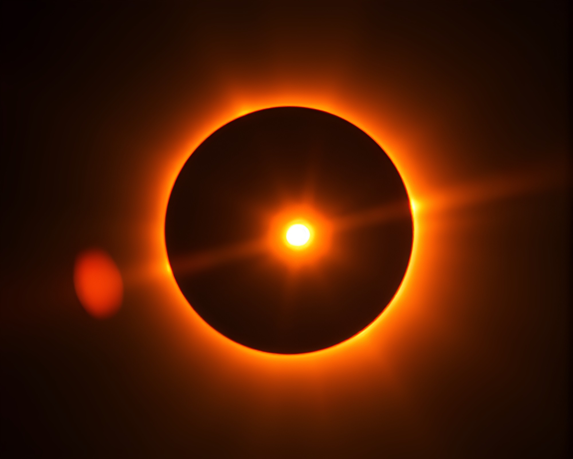 Ethereal Eclipse: Procedural Texture Cinematic Frame – free AI stock image