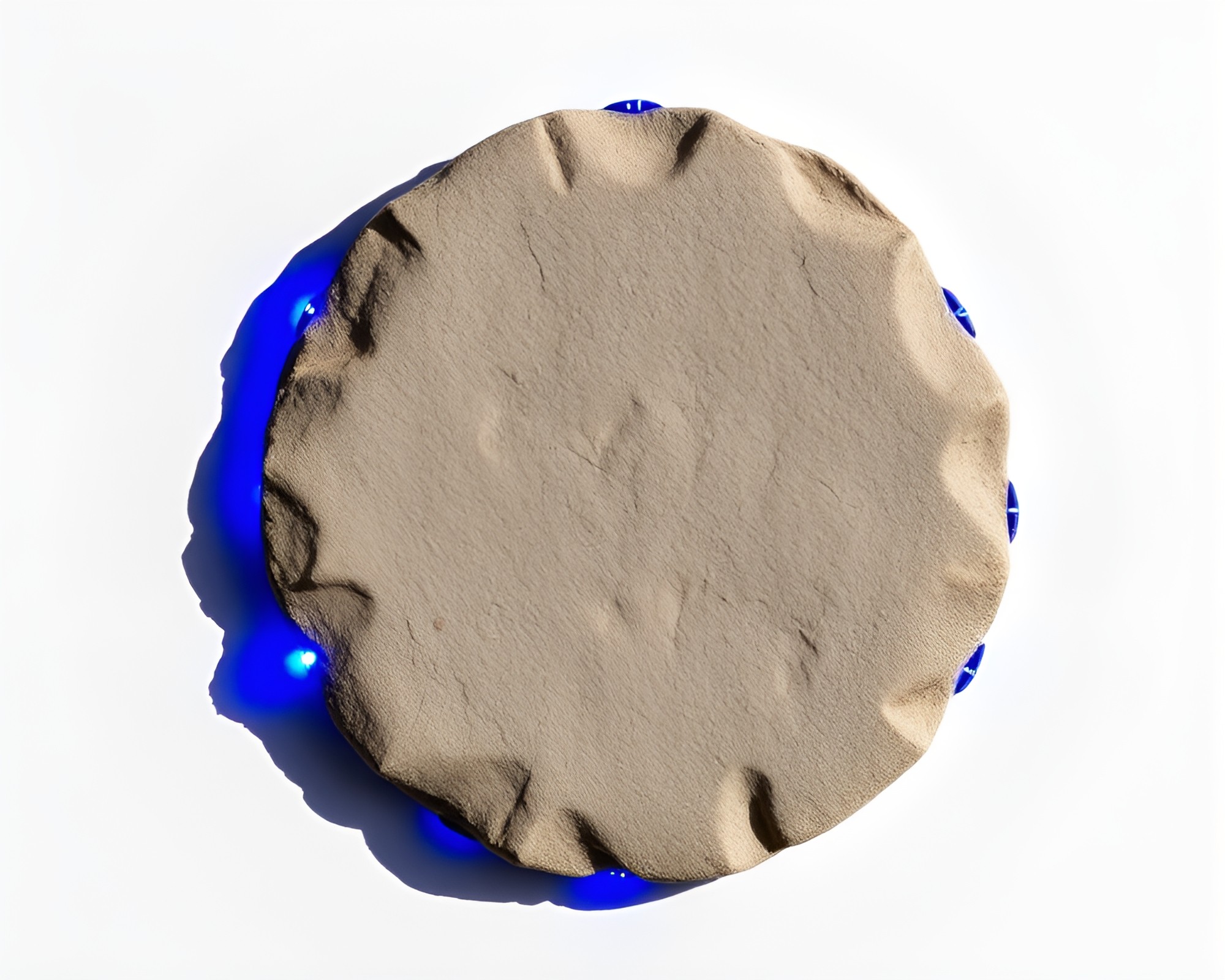 Mesmerizing Stone Circle in Cobalt Tones – free AI stock image